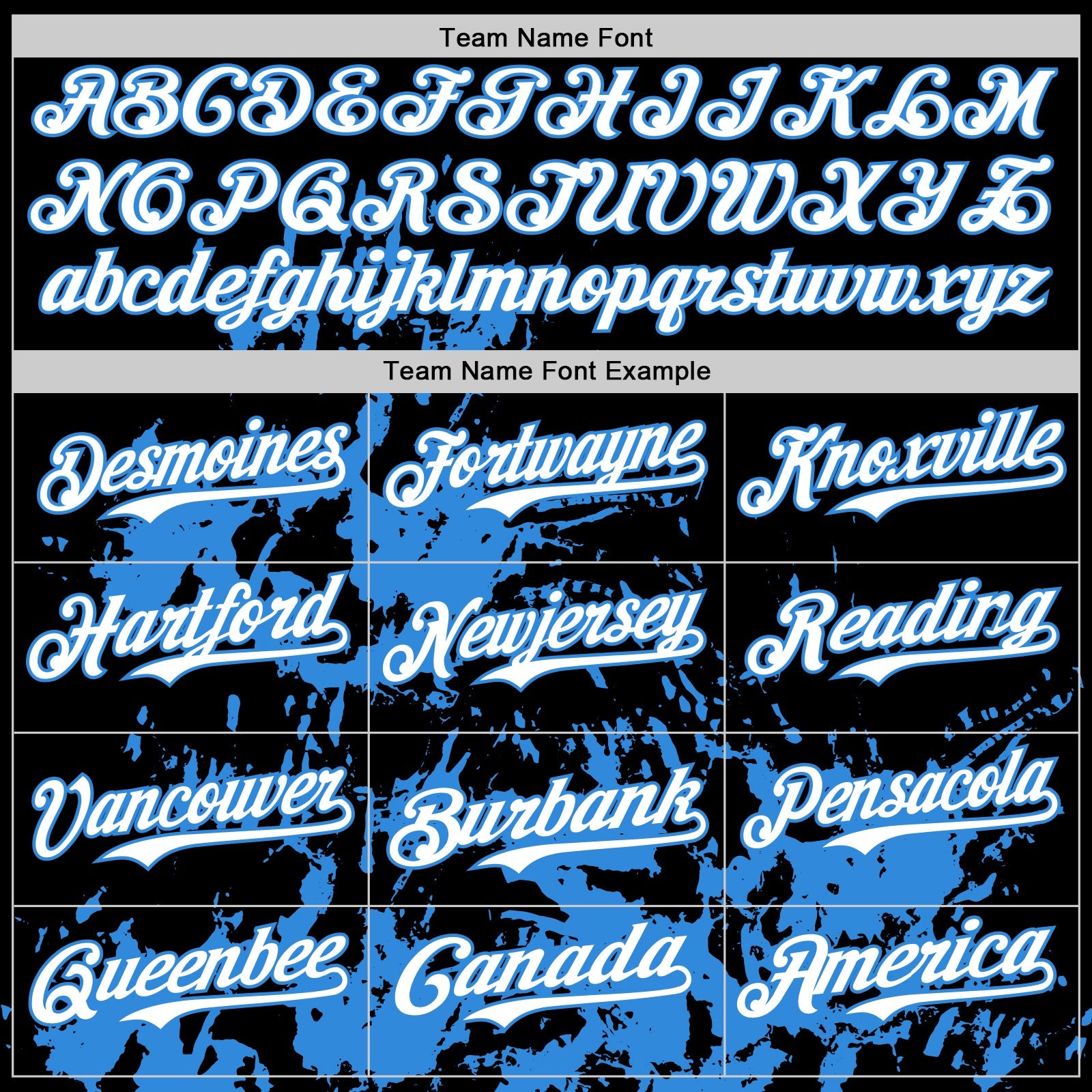 Custom Black White-Powder Blue Splatter Authentic Baseball Jersey