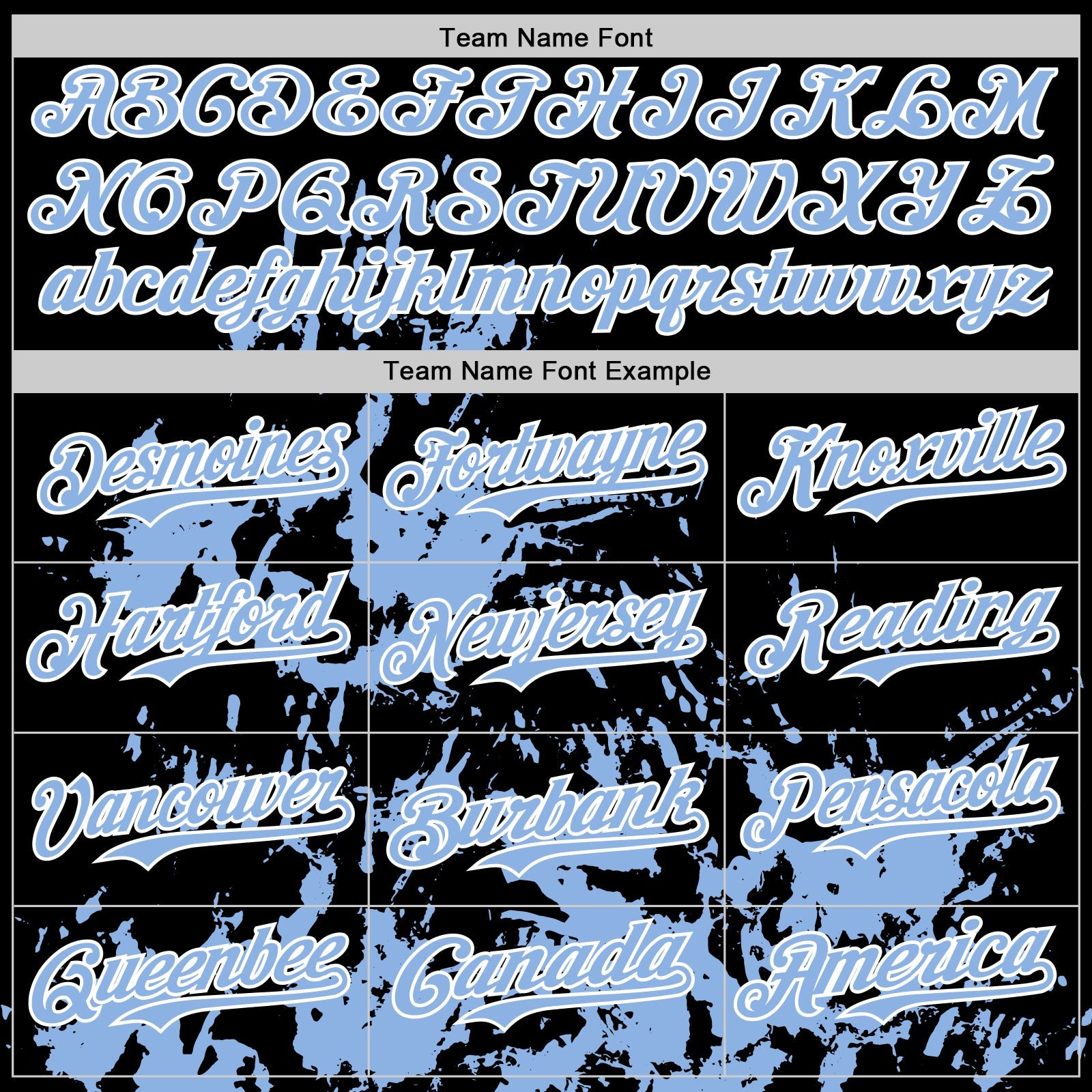 Custom Black Light Blue-White Splatter Authentic Baseball Jersey