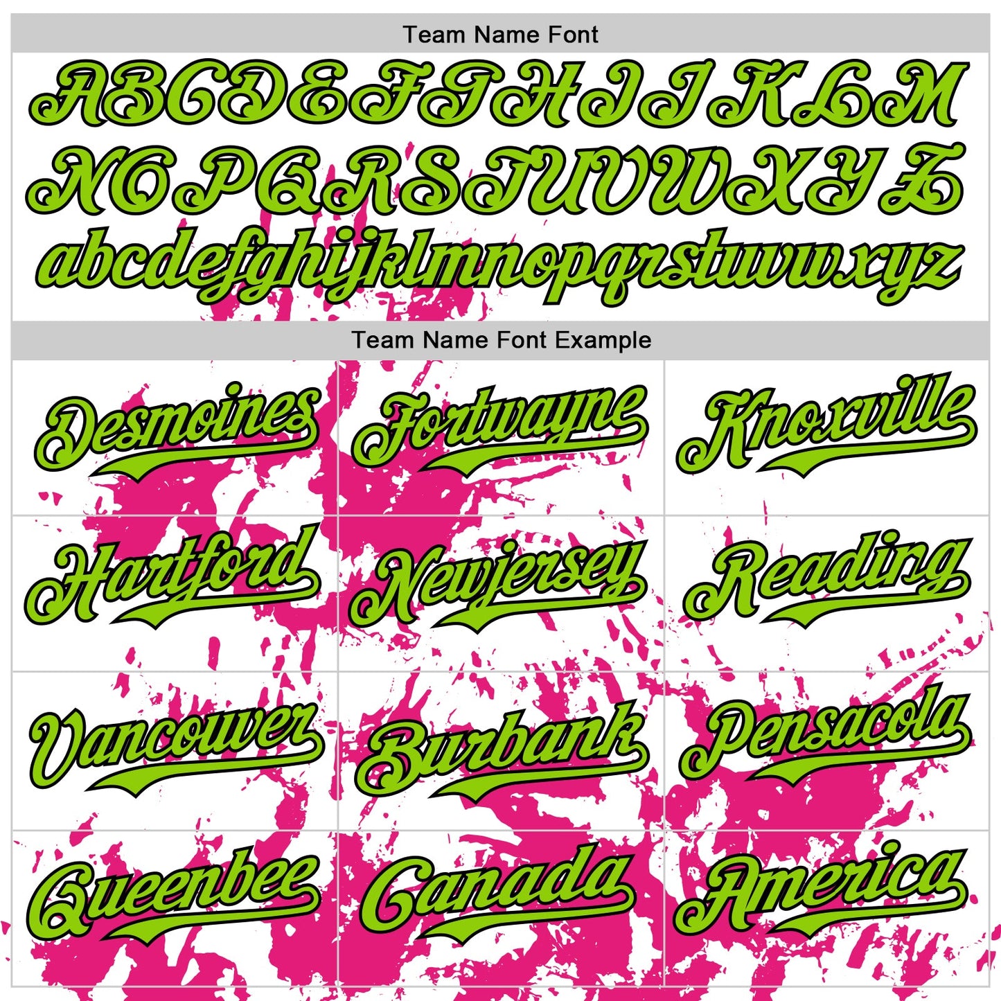 Custom White Neon Green Black-Pink Splatter Authentic Baseball Jersey