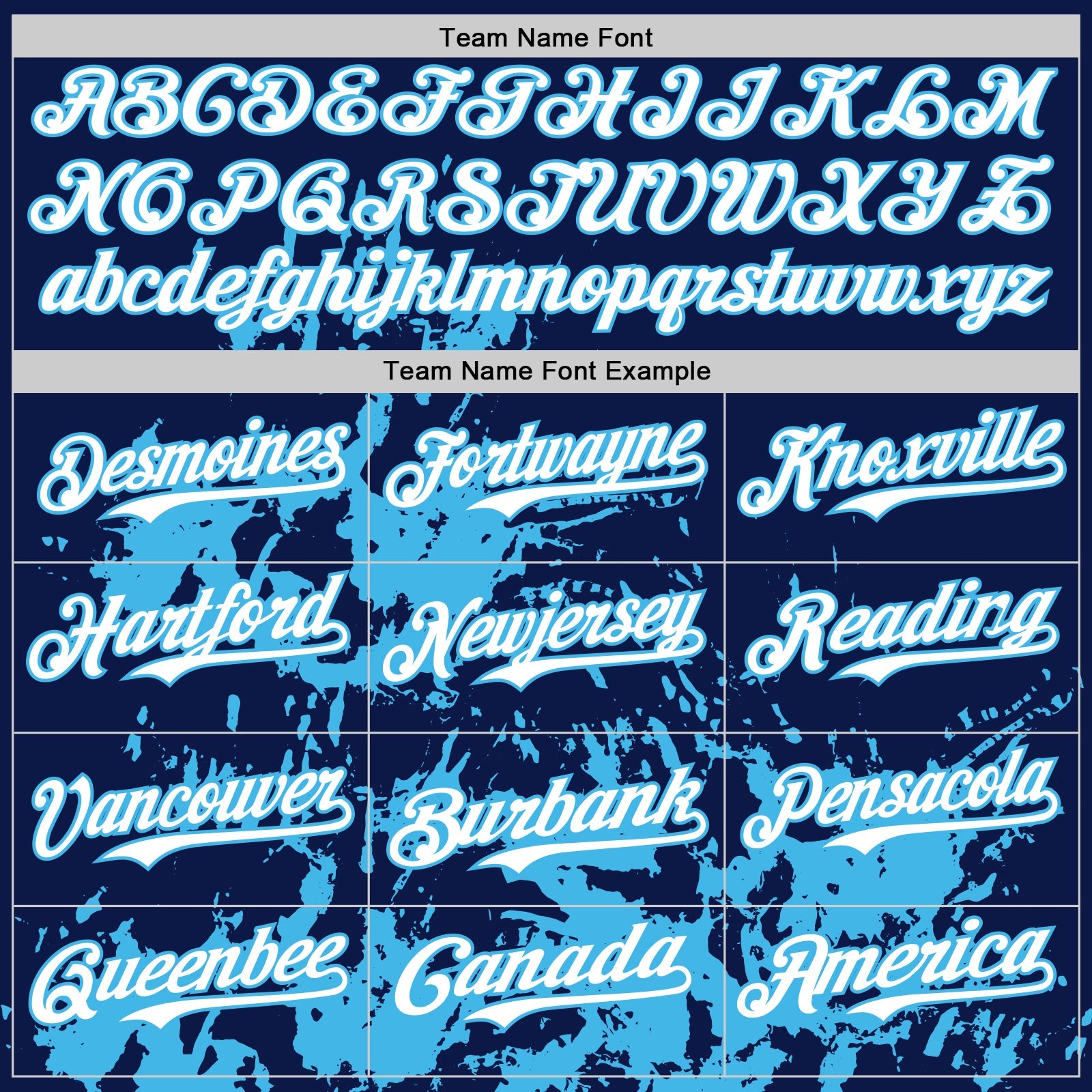 Custom Navy White-Sky Blue Splatter Authentic Baseball Jersey