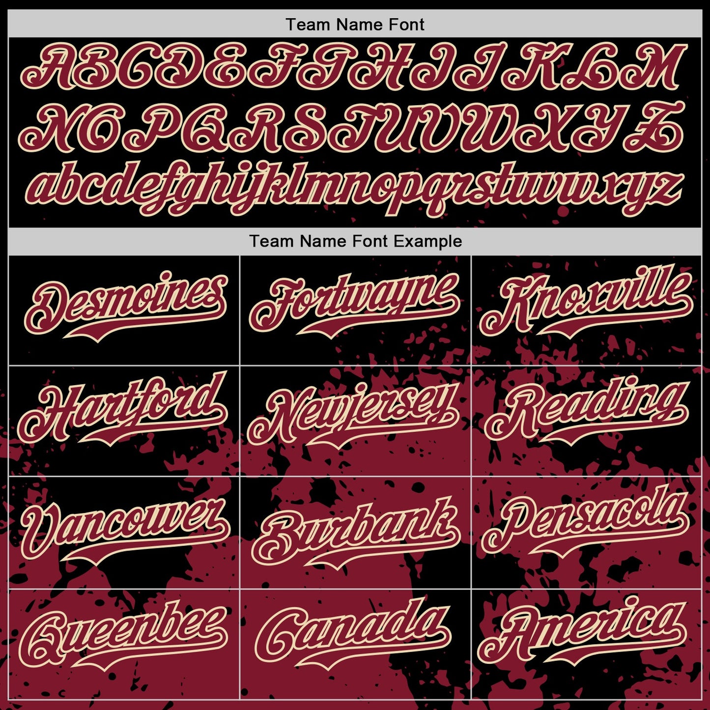 Custom Black Crimson-Cream Abstract Splatter Grunge Authentic Baseball Jersey