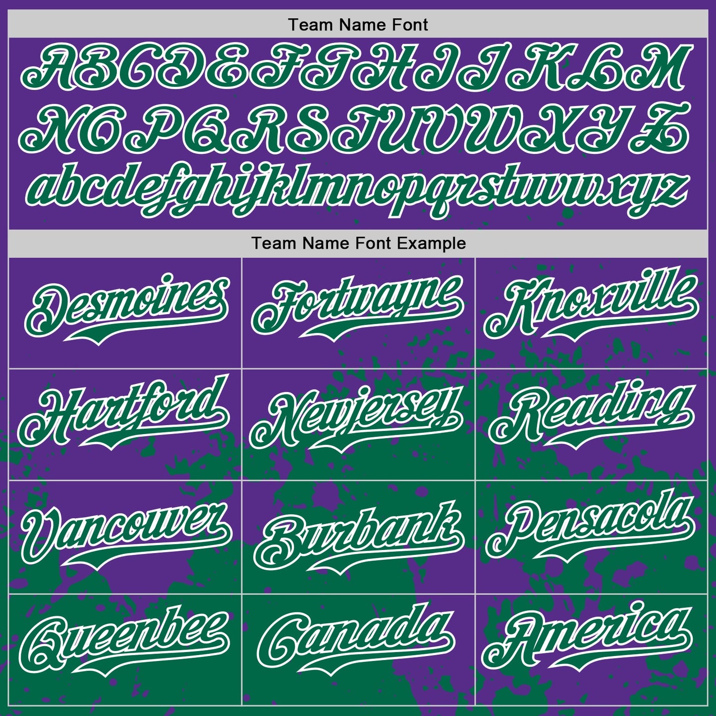 Custom Purple Kelly Green-White Abstract Splatter Grunge Authentic Baseball Jersey