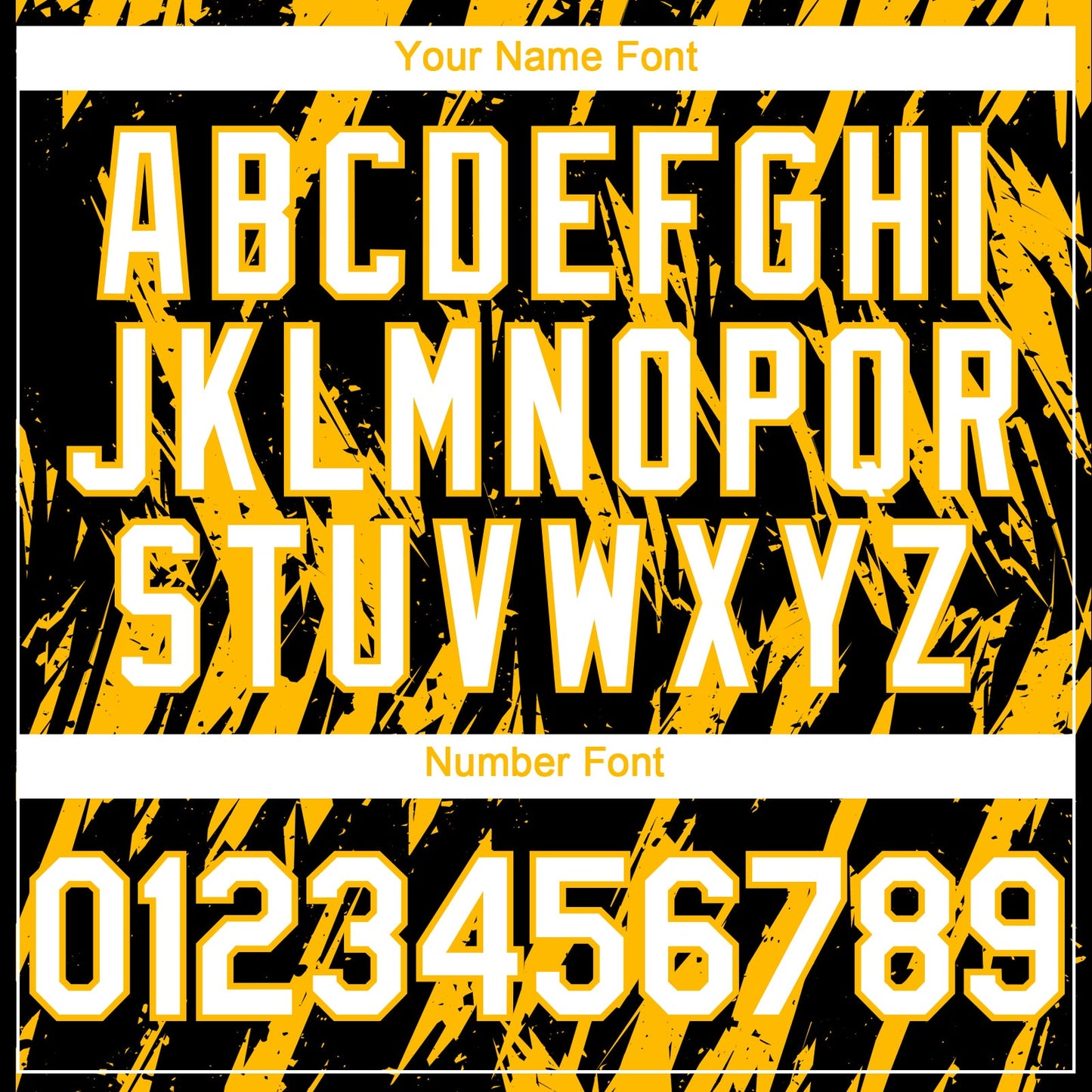 Custom Black White-Gold Splatter Torn Sharp Brush Stroke Authentic Baseball Jersey
