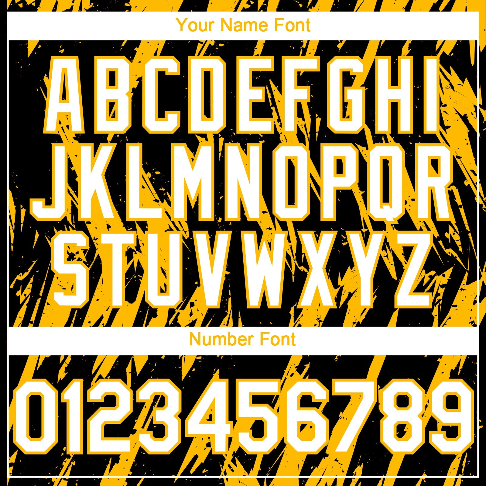Custom Black White-Gold Splatter Torn Sharp Brush Stroke Authentic Baseball Jersey