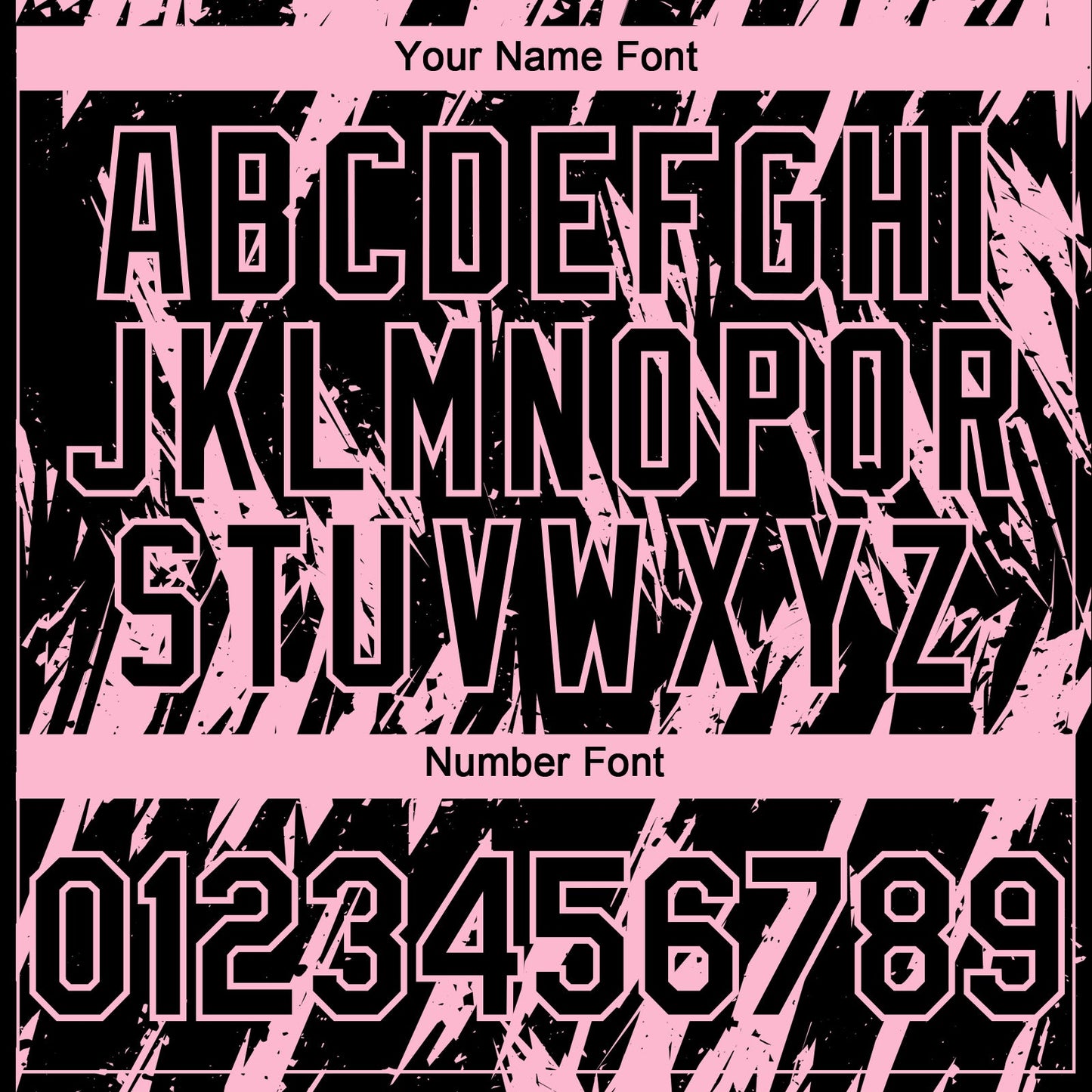 Custom Black Light Pink Splatter Torn Sharp Brush Stroke Authentic Baseball Jersey