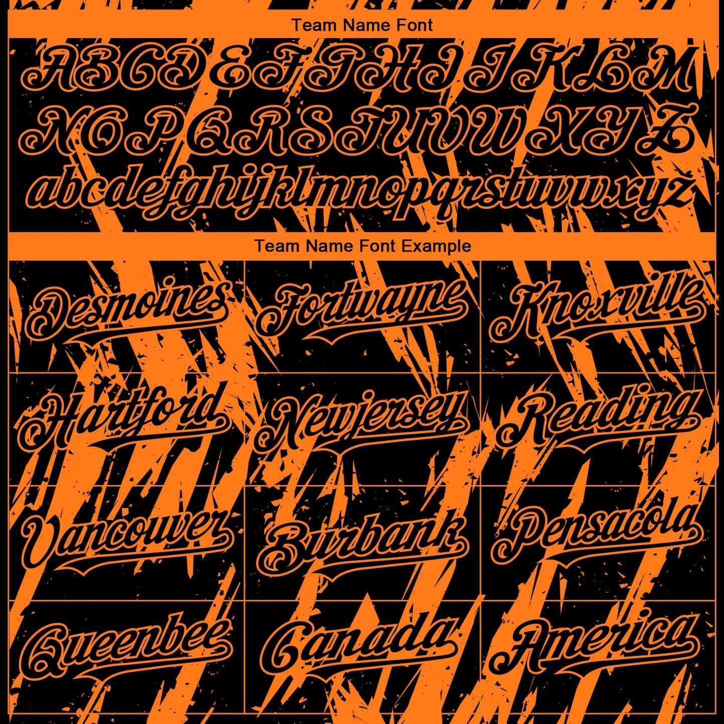 Custom Black Bay Orange Splatter Torn Sharp Brush Stroke Authentic Baseball Jersey