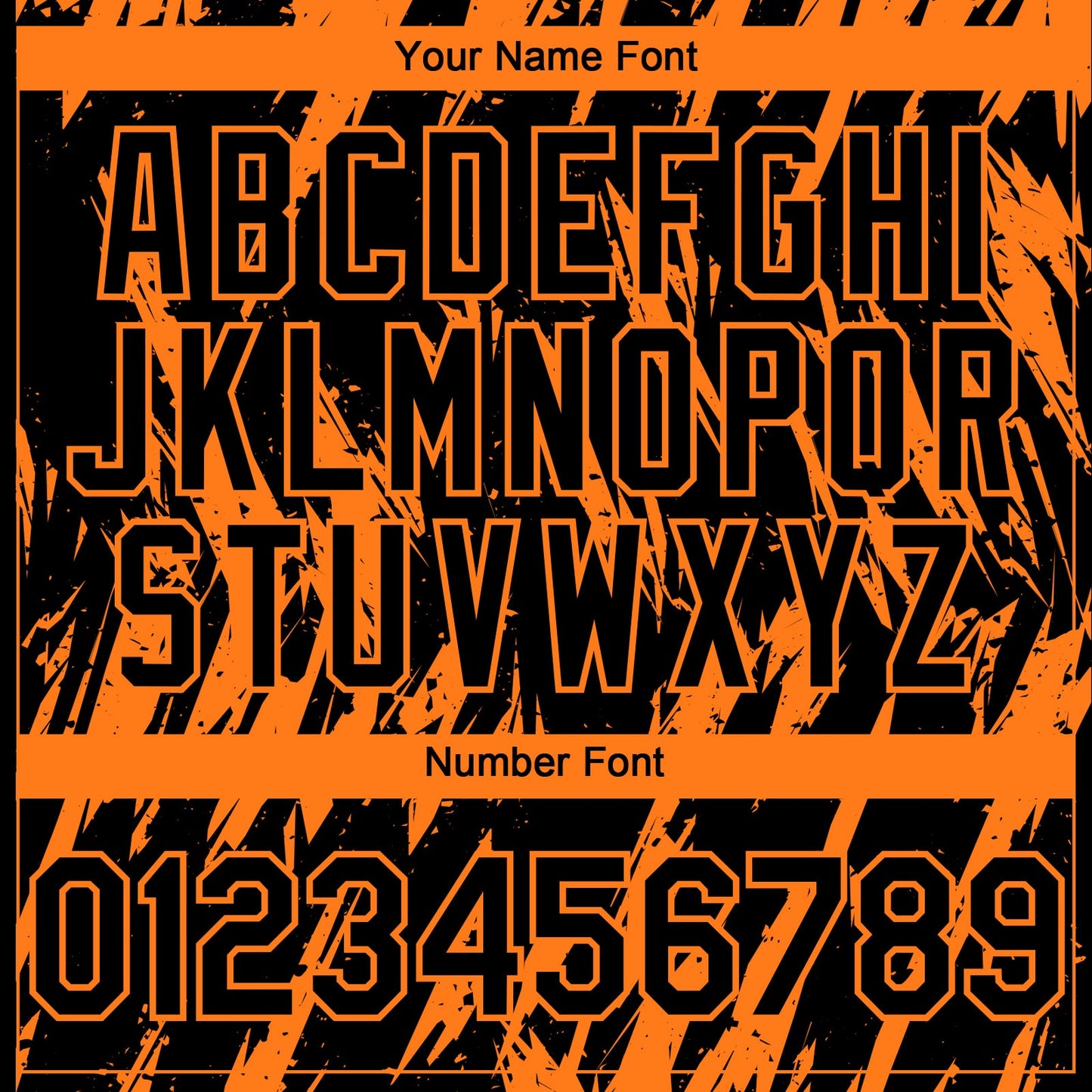 Custom Black Bay Orange Splatter Torn Sharp Brush Stroke Authentic Baseball Jersey