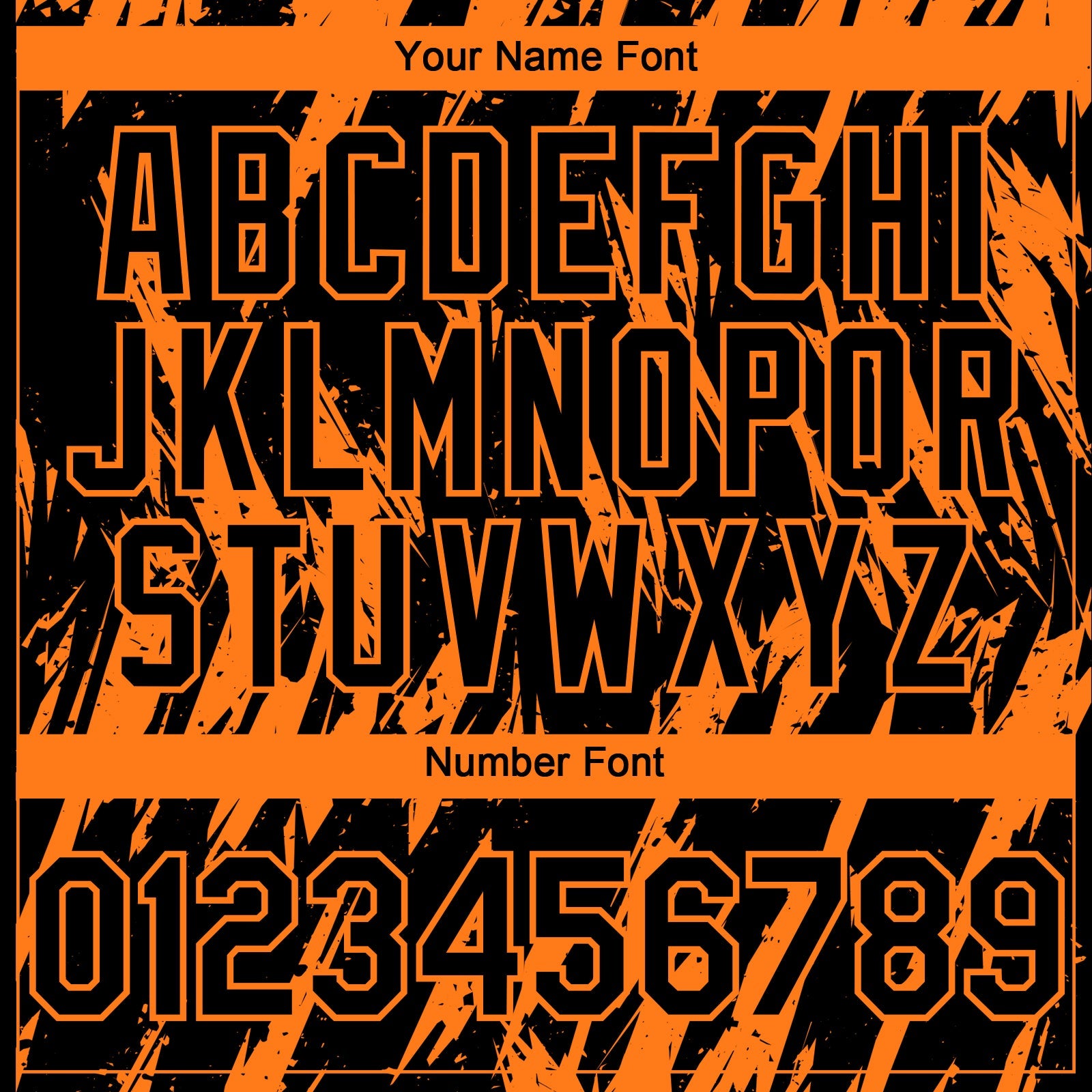 Custom Black Bay Orange Splatter Torn Sharp Brush Stroke Authentic Baseball Jersey