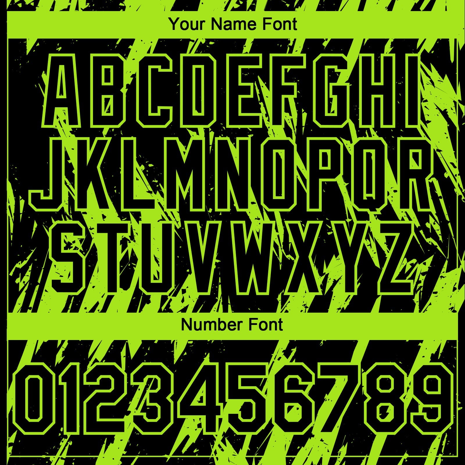 Custom Black Neon Green Splatter Torn Sharp Brush Stroke Authentic Baseball Jersey