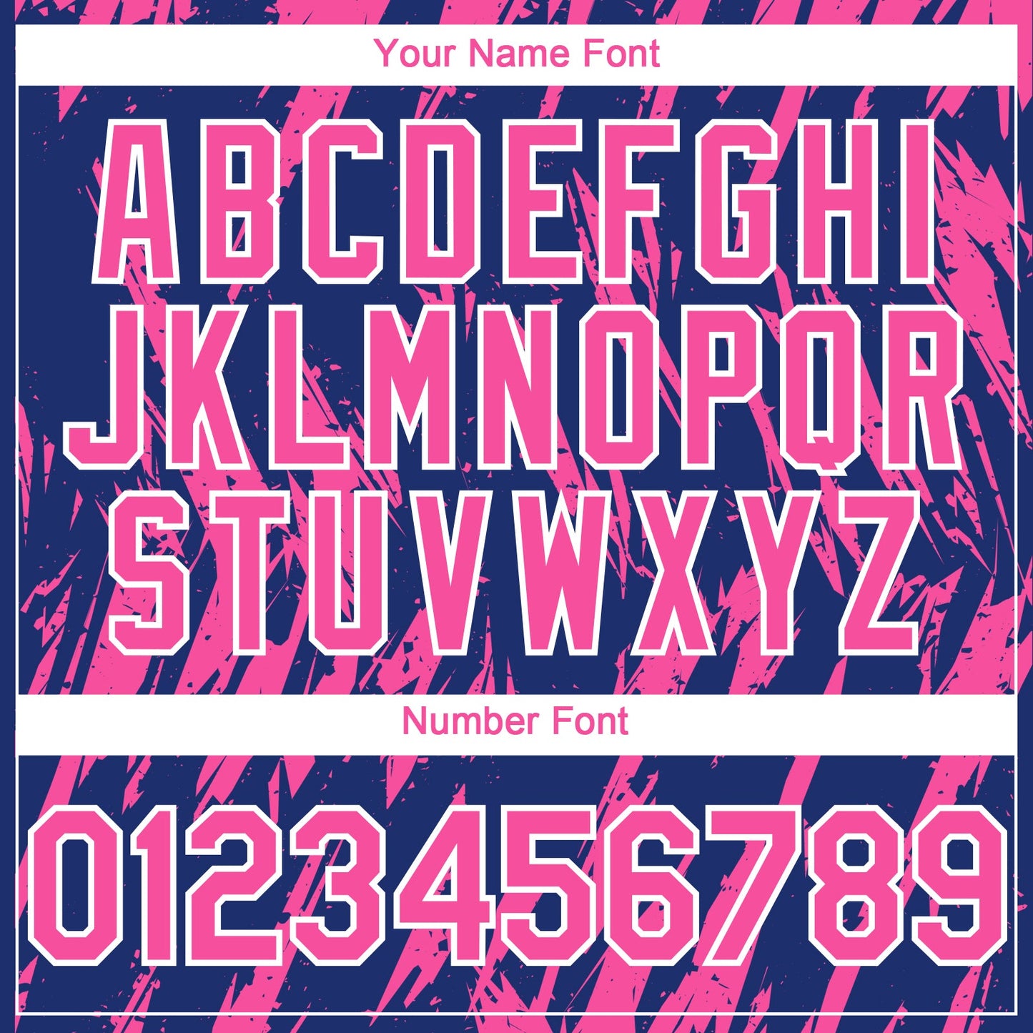 Custom Royal Pink-White Splatter Torn Sharp Brush Stroke Authentic Baseball Jersey