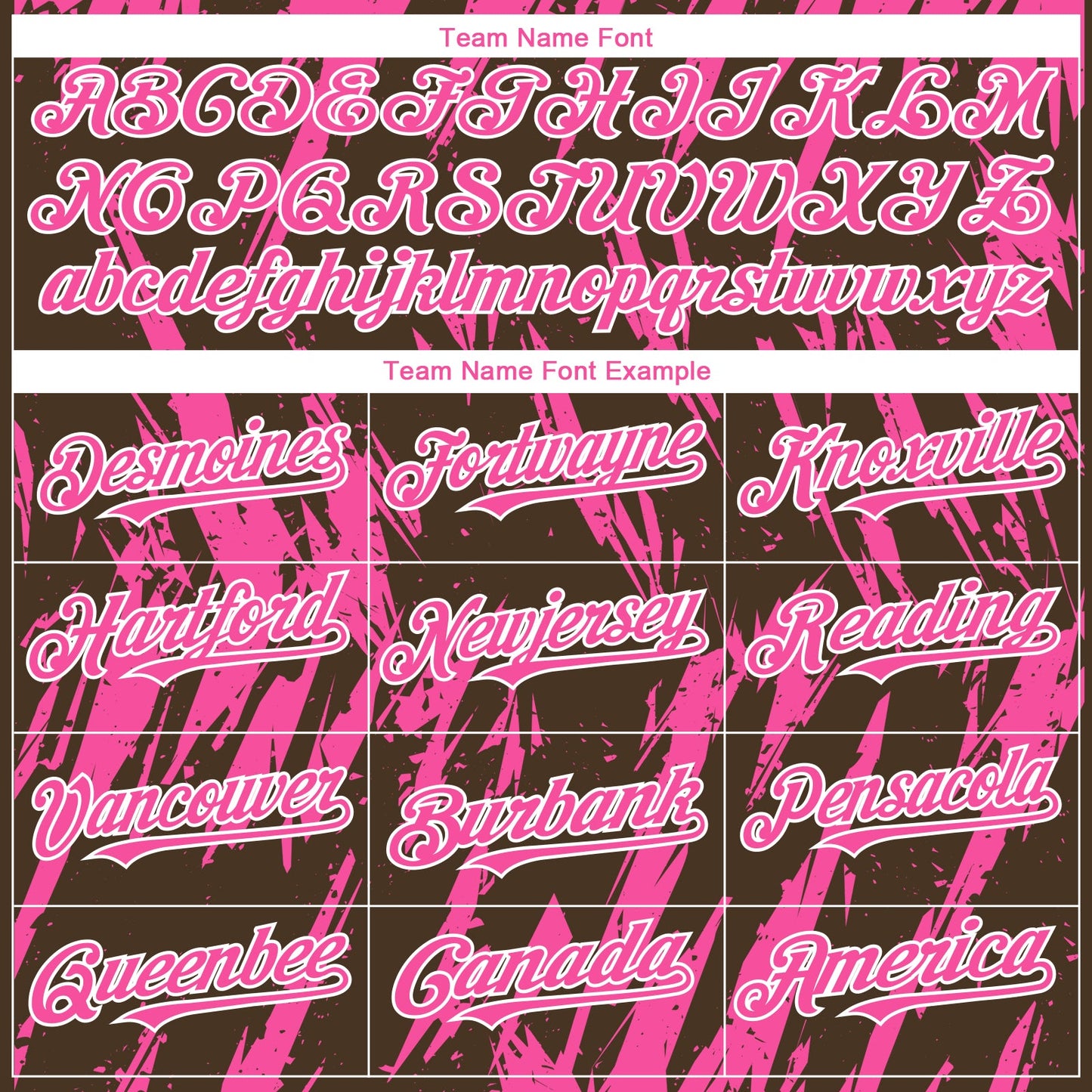 Custom Brown Pink-White Splatter Torn Sharp Brush Stroke Authentic Baseball Jersey
