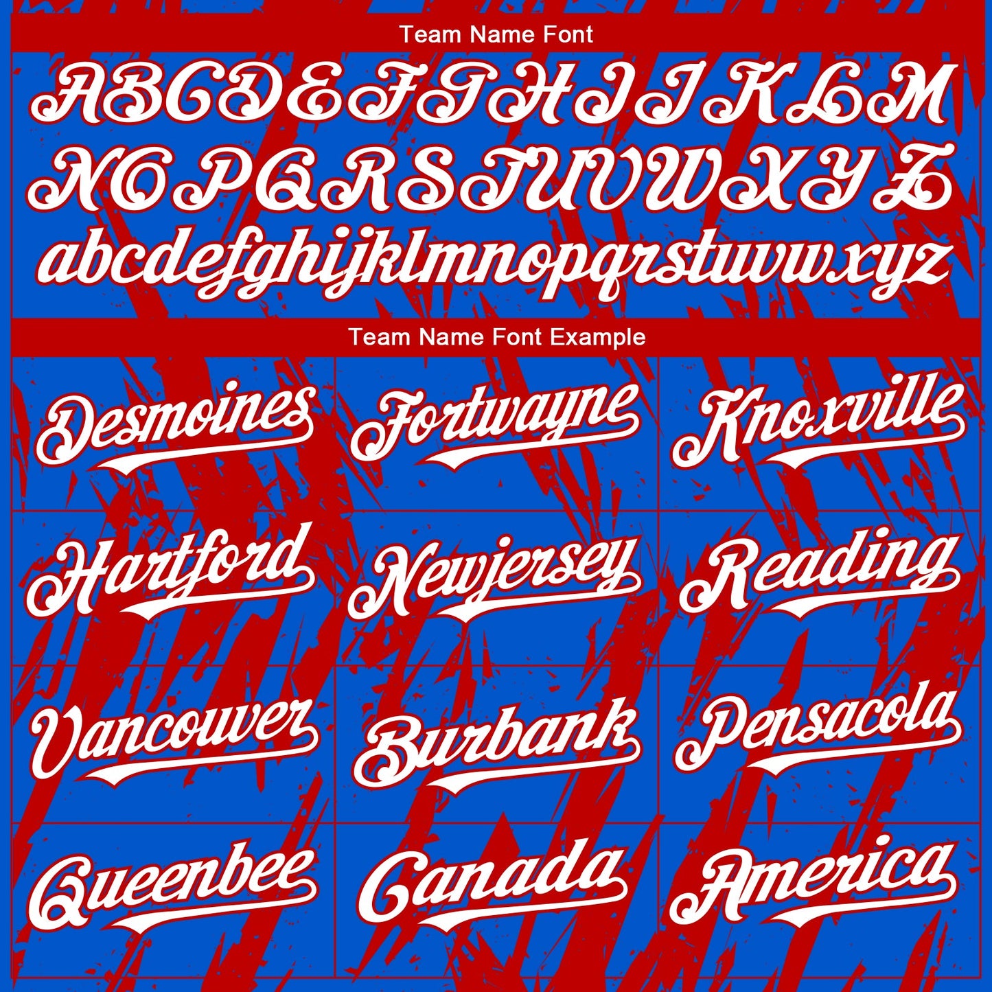 Custom Thunder Blue White-Red Splatter Torn Sharp Brush Stroke Authentic Baseball Jersey