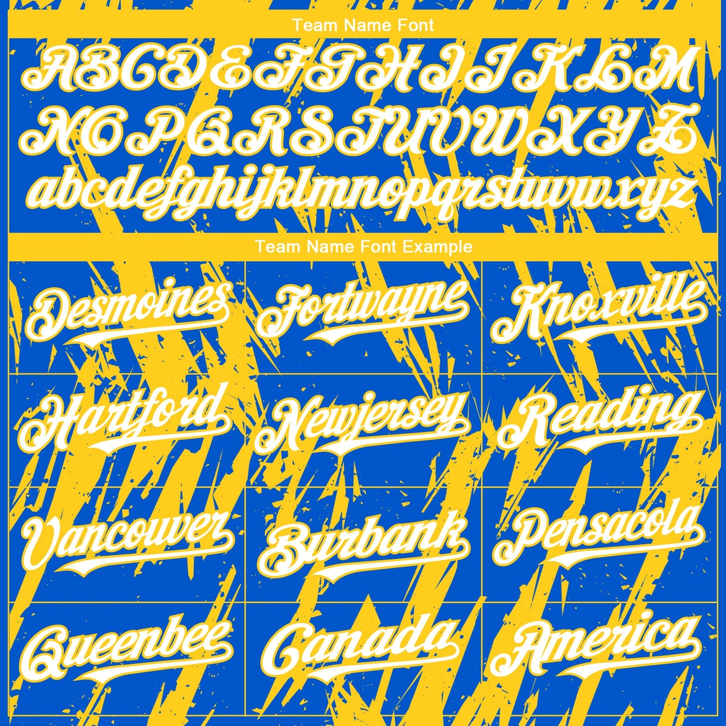 Custom Thunder Blue White-Yellow Splatter Torn Sharp Brush Stroke Authentic Baseball Jersey
