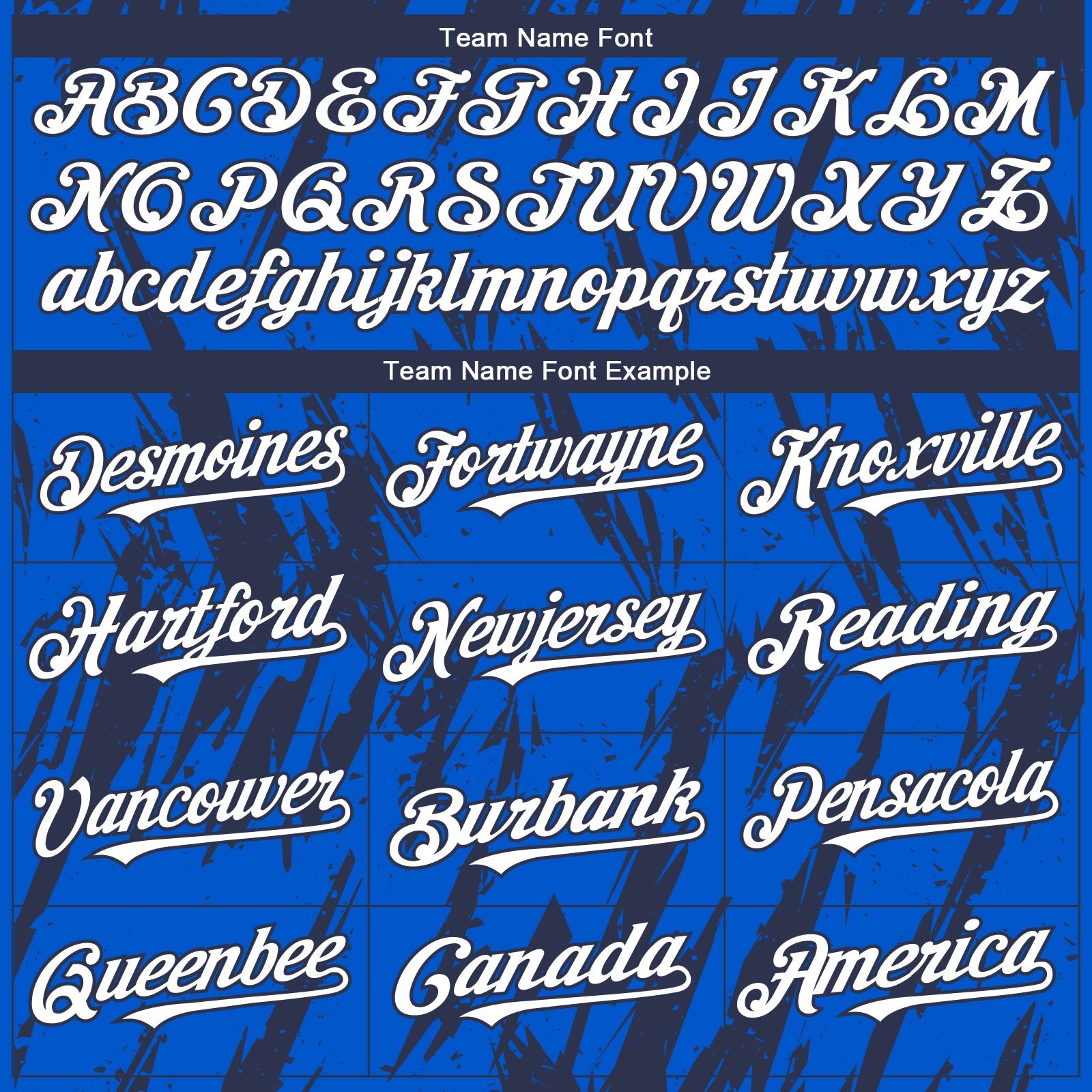 Custom Thunder Blue White-Navy Splatter Torn Sharp Brush Stroke Authentic Baseball Jersey