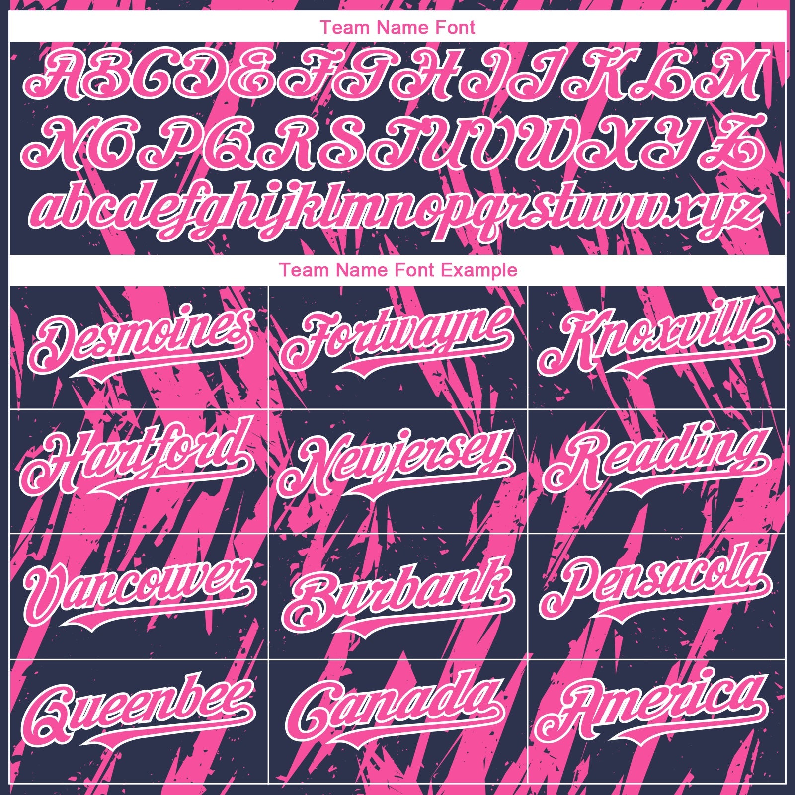 Custom Navy Pink-White Splatter Torn Sharp Brush Stroke Authentic Baseball Jersey