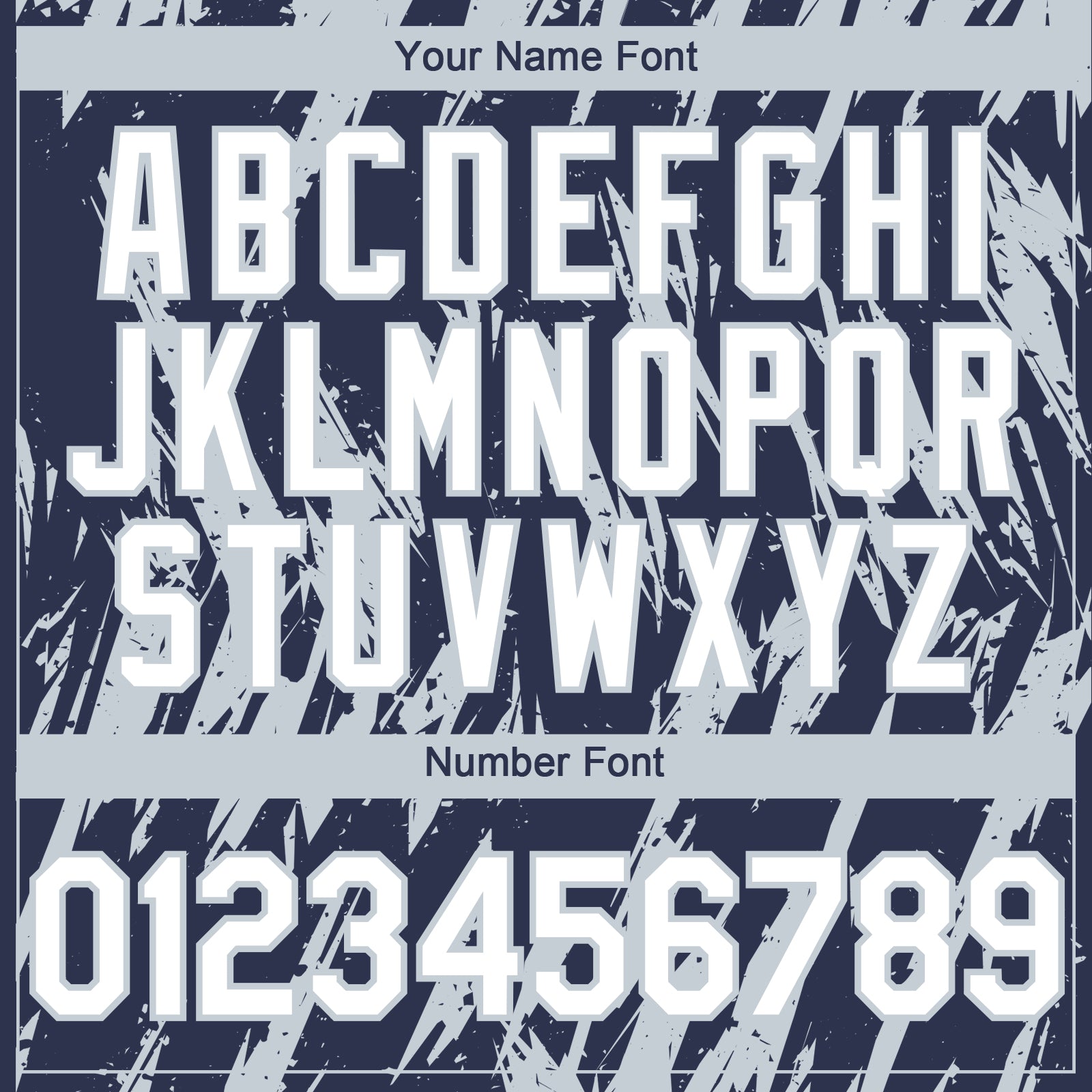 Custom Navy White-Silver Splatter Torn Sharp Brush Stroke Authentic Baseball Jersey