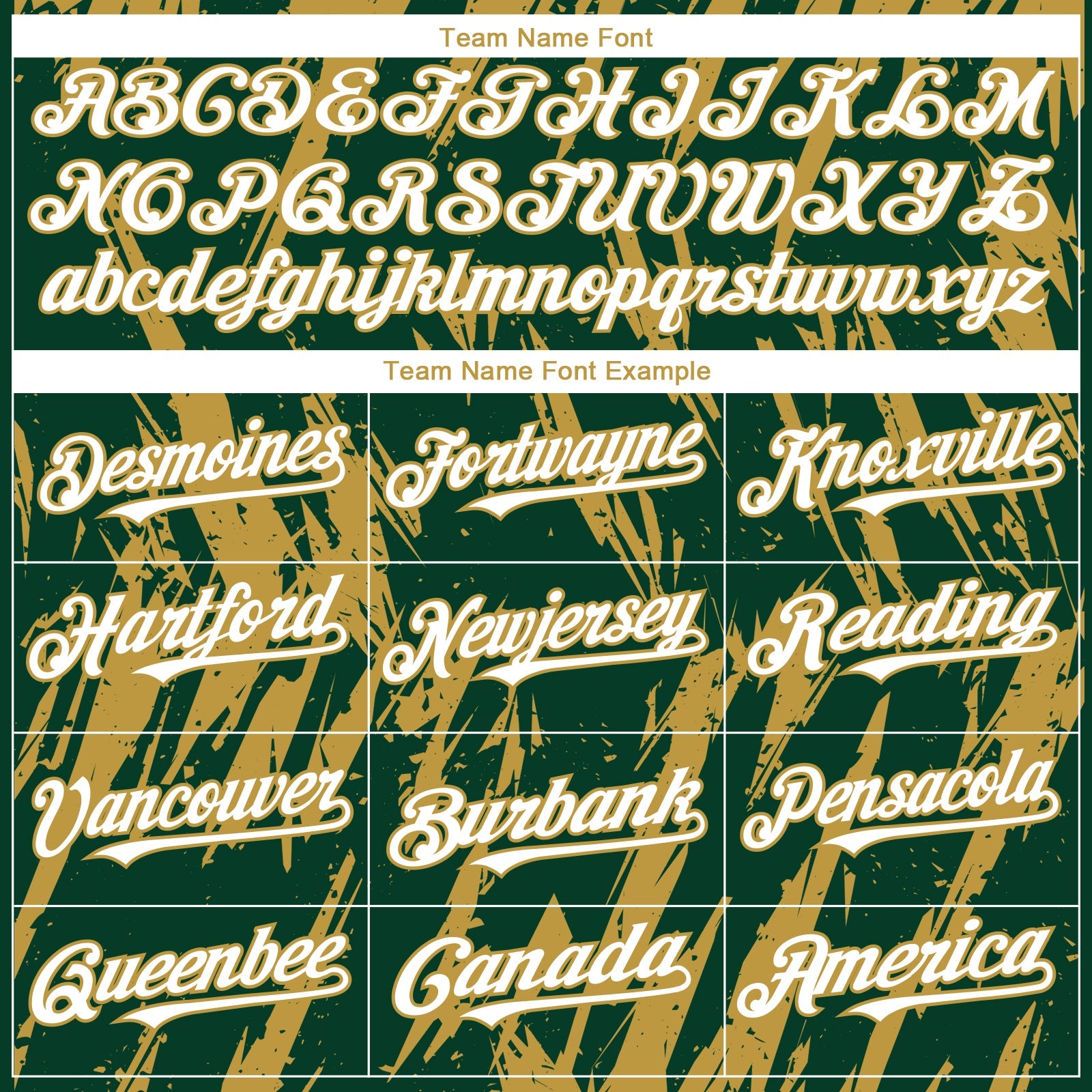 Custom Green White-Old Gold Splatter Torn Sharp Brush Stroke Authentic Baseball Jersey