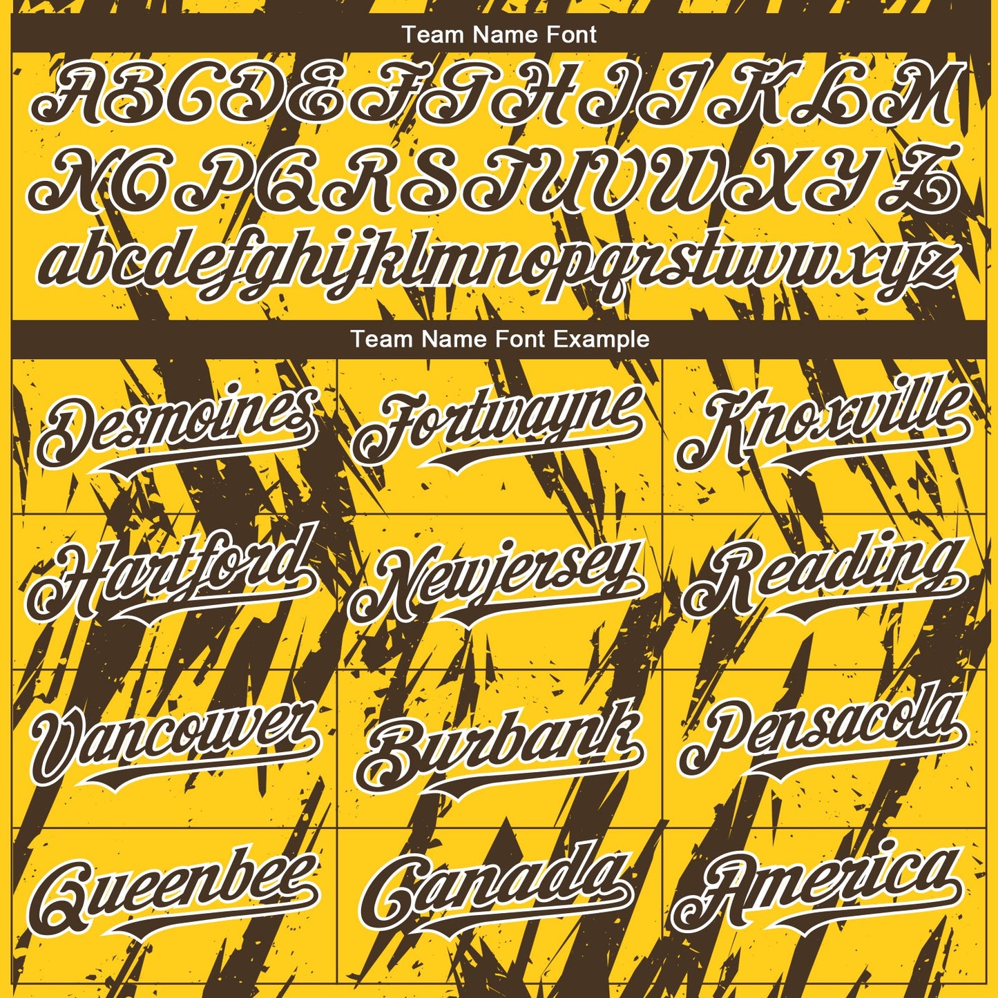 Custom Yellow Brown-White Splatter Torn Sharp Brush Stroke Authentic Baseball Jersey