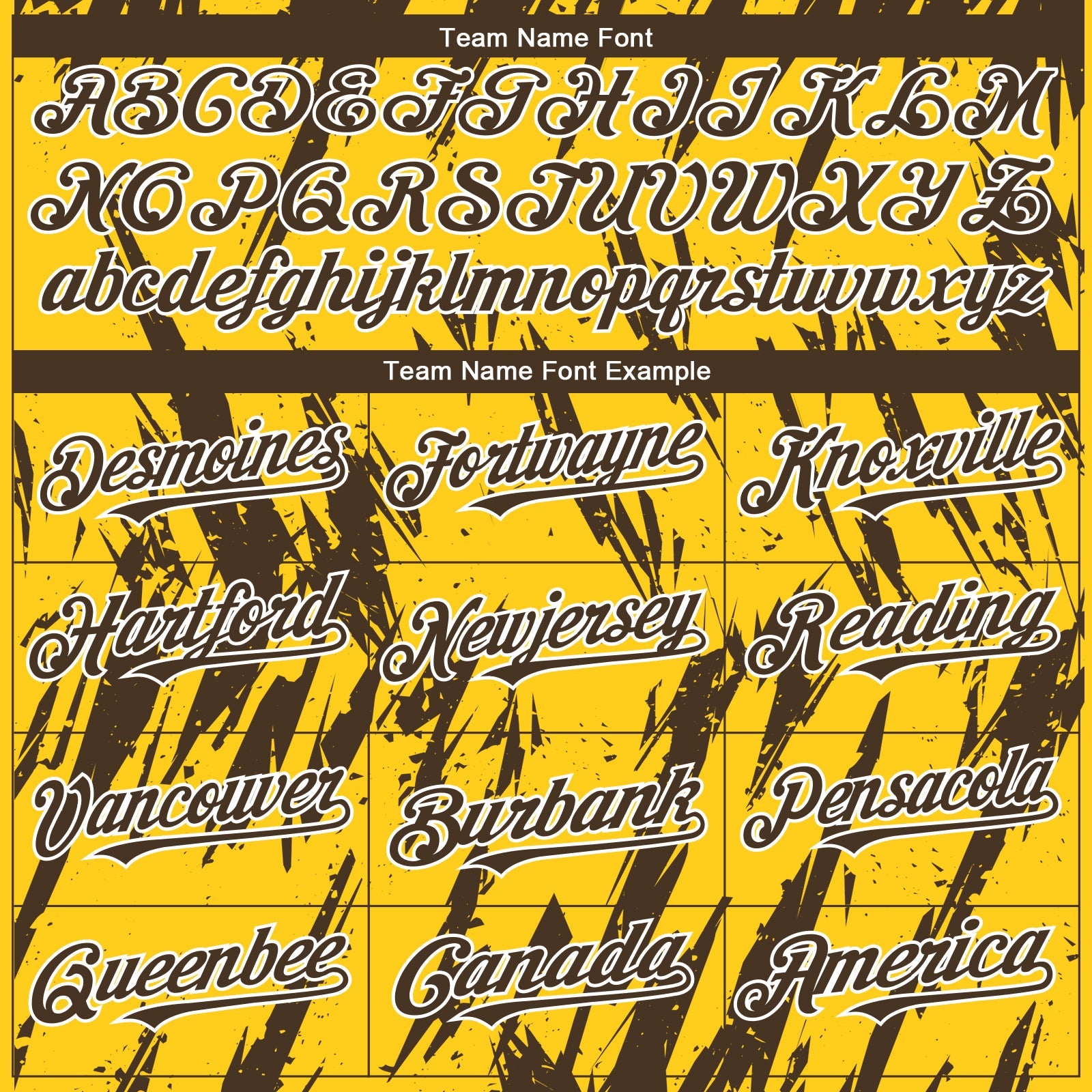 Custom Yellow Brown-White Splatter Torn Sharp Brush Stroke Authentic Baseball Jersey
