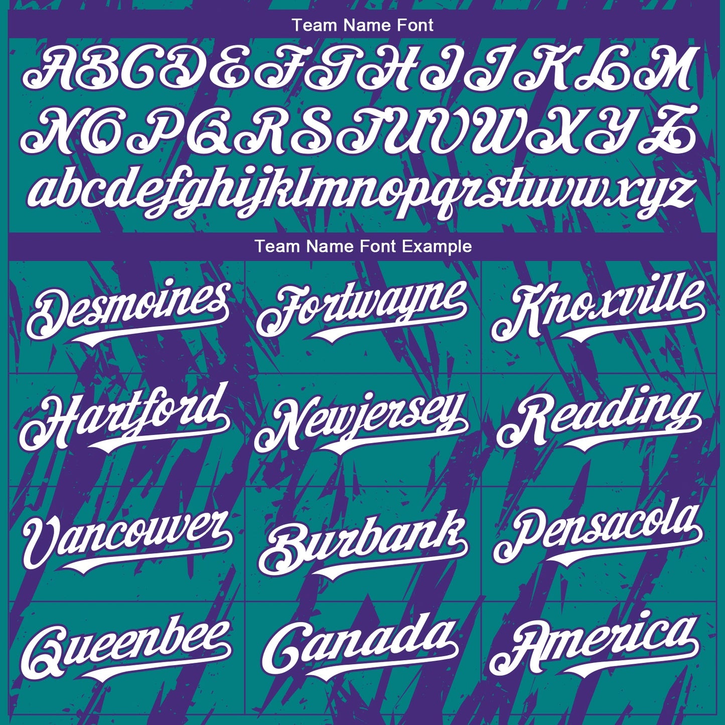 Custom Teal White-Purple Splatter Torn Sharp Brush Stroke Authentic Baseball Jersey