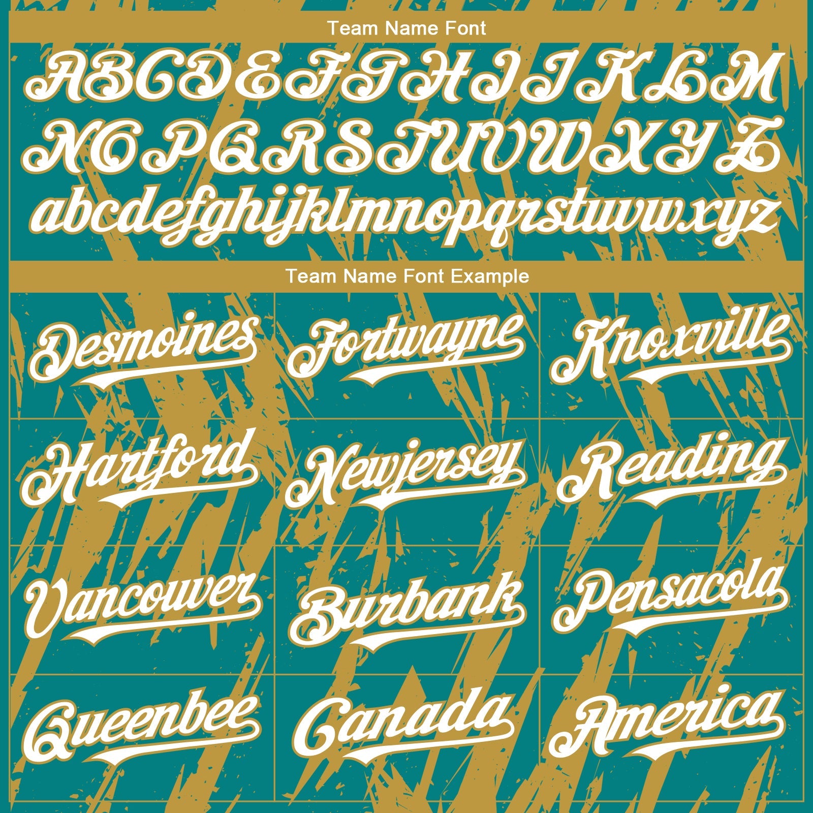 Custom Teal White-Old Gold Splatter Torn Sharp Brush Stroke Authentic Baseball Jersey