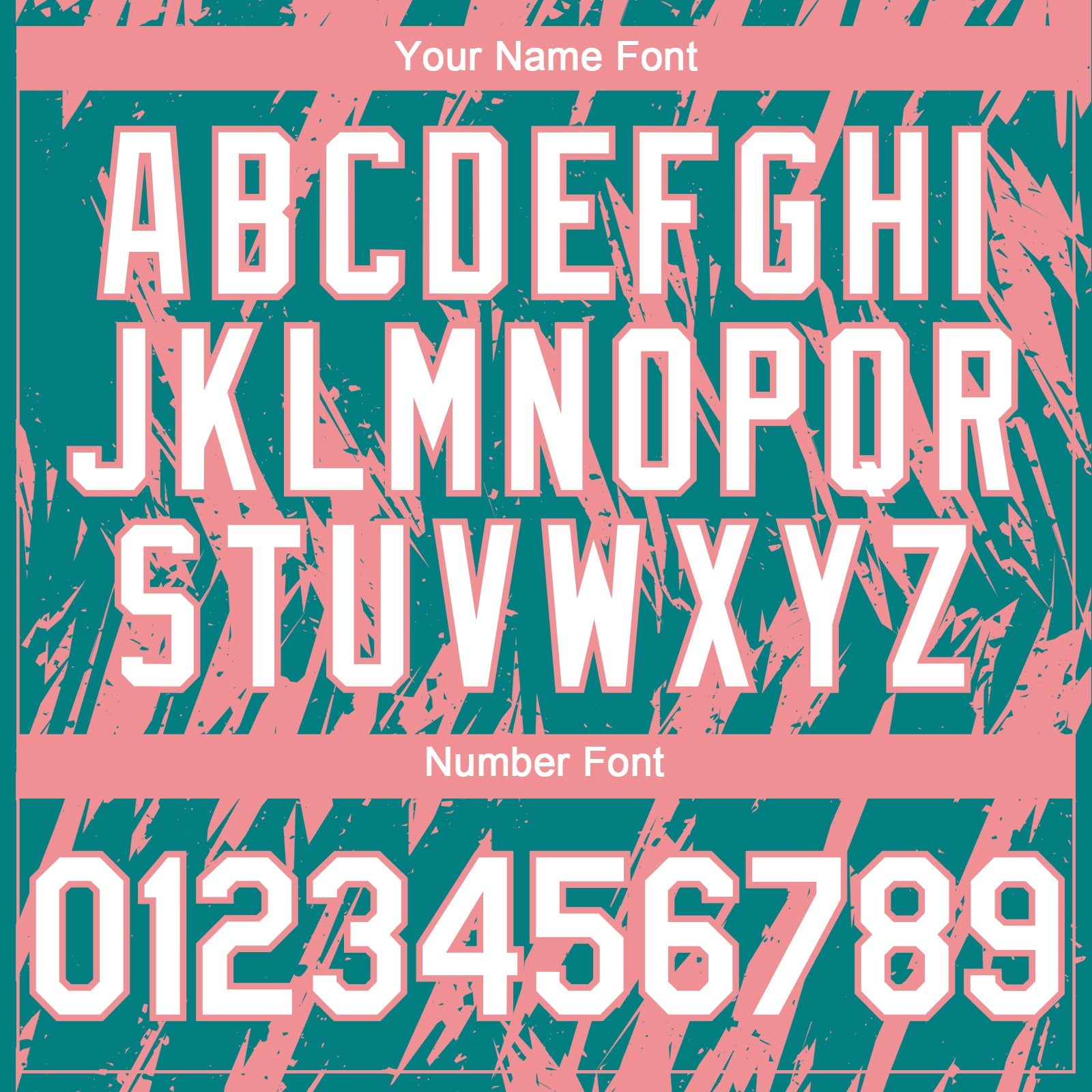 Custom Teal White-Medium Pink Splatter Torn Sharp Brush Stroke Authentic Baseball Jersey