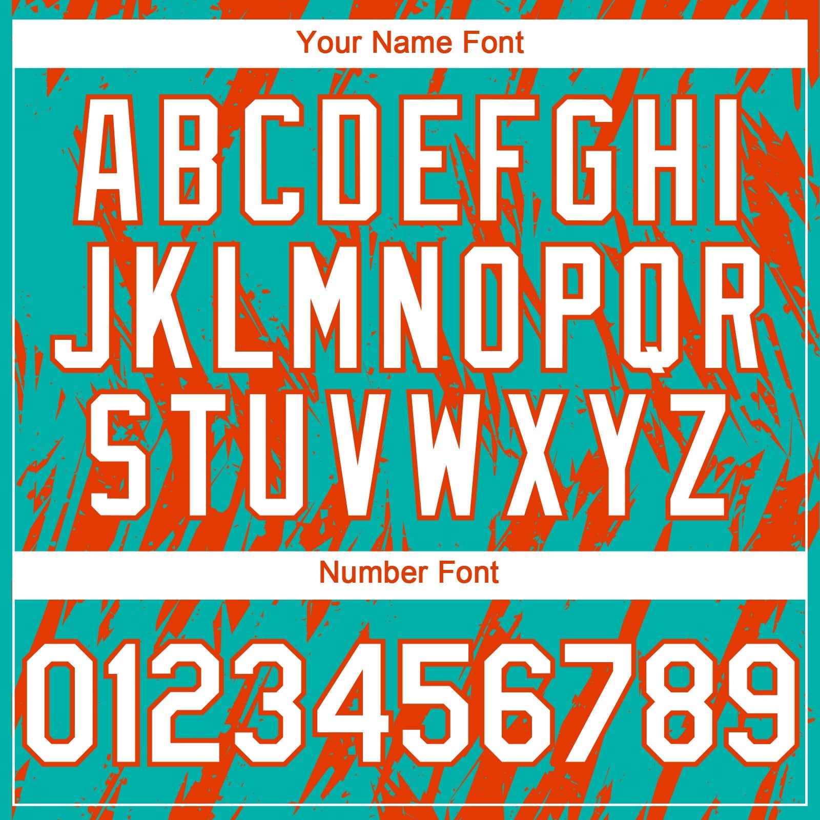 Custom Aqua White-Orange Splatter Torn Sharp Brush Stroke Authentic Baseball Jersey