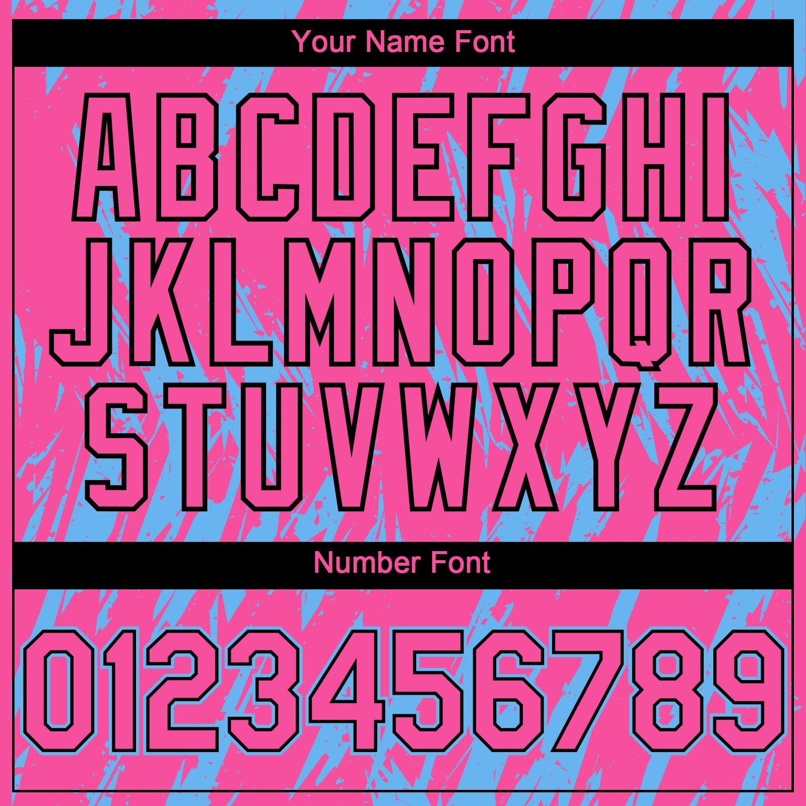 Custom Pink Black-Sky Blue Splatter Torn Sharp Brush Stroke Authentic Baseball Jersey