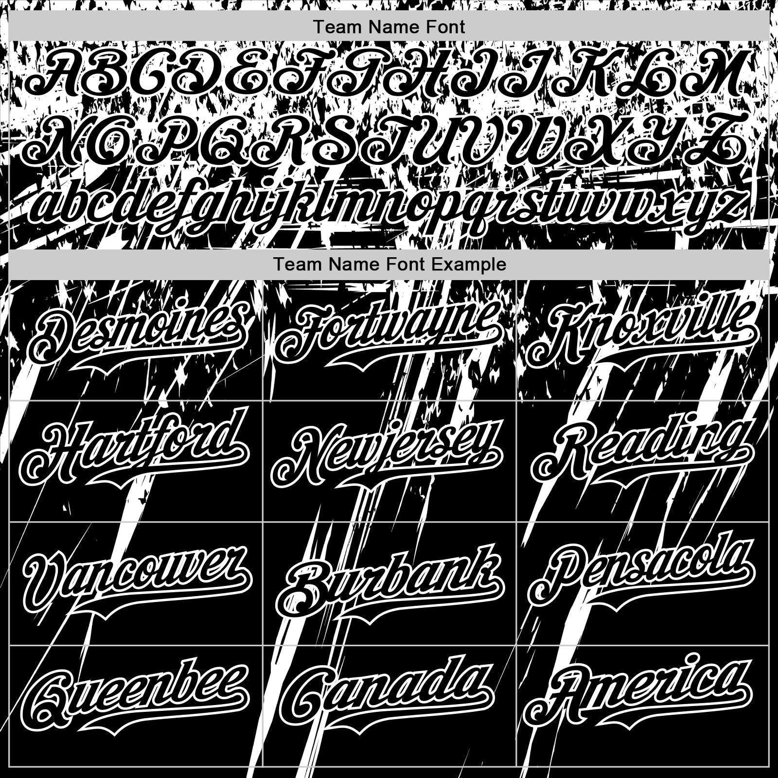 Custom Black White Distressed Scratch Brush Stroke Authentic Baseball Jersey
