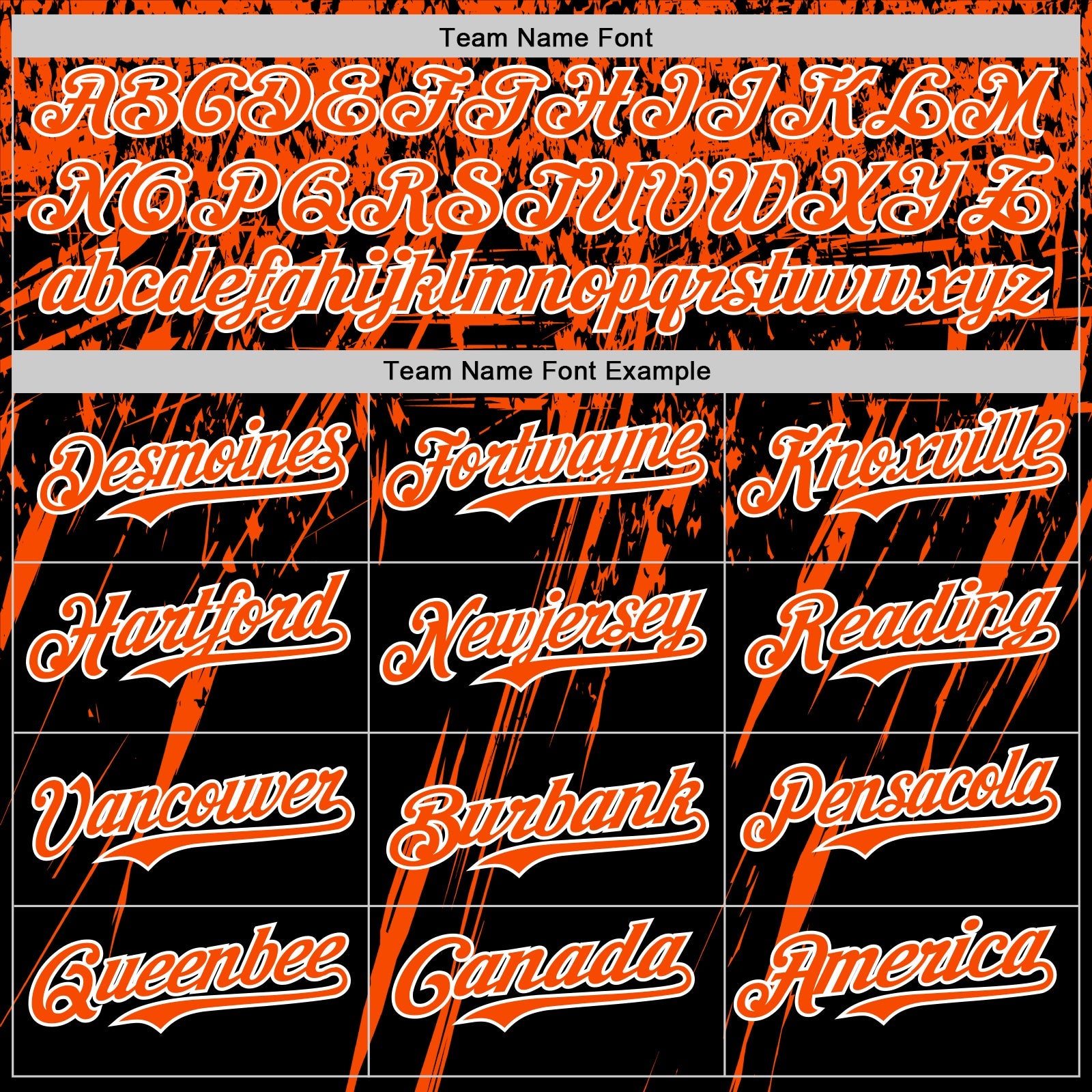 Custom Black Orange-White Distressed Scratch Brush Stroke Authentic Baseball Jersey