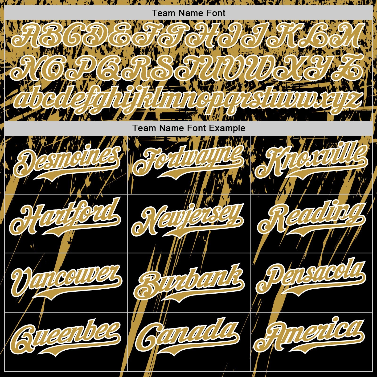 Custom Black Old Gold-White Distressed Scratch Brush Stroke Authentic Baseball Jersey