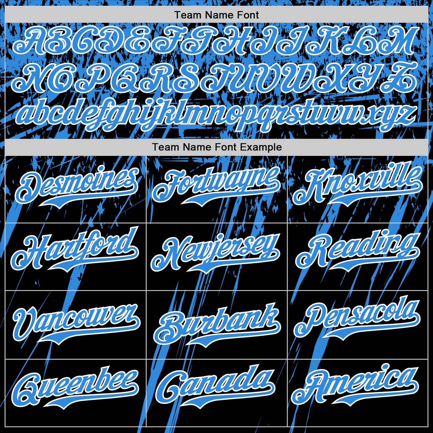 Custom Black Electric Blue-White Distressed Scratch Brush Stroke Authentic Baseball Jersey