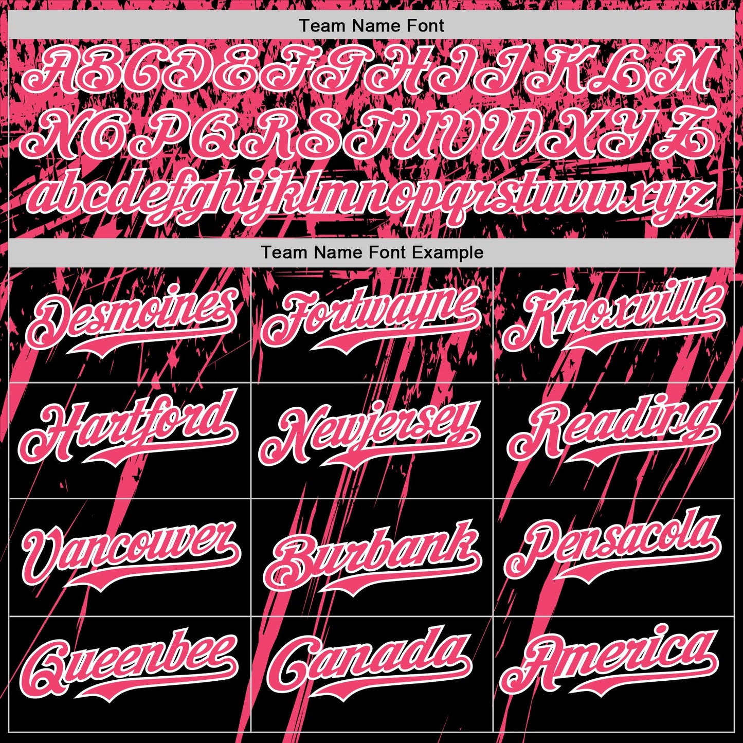 Custom Black Neon Pink-White Distressed Scratch Brush Stroke Authentic Baseball Jersey