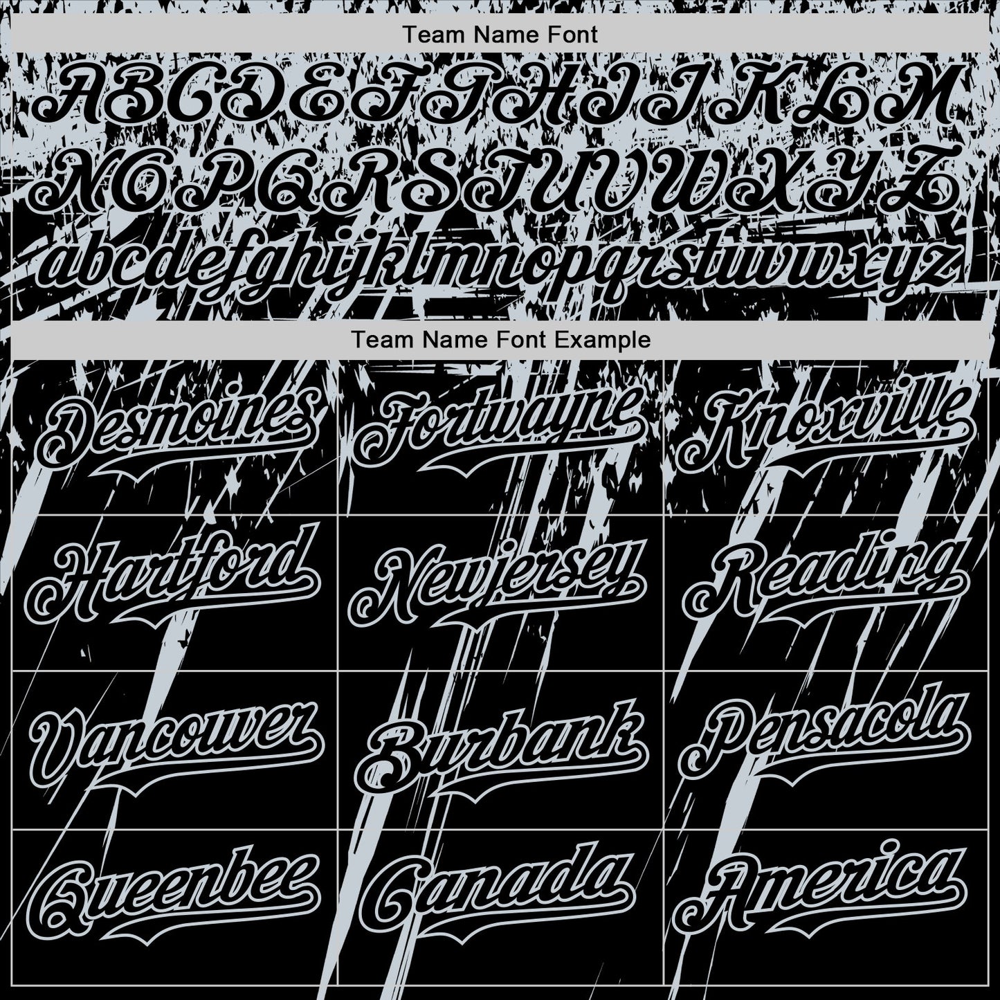 Custom Black Silver Distressed Scratch Brush Stroke Authentic Baseball Jersey