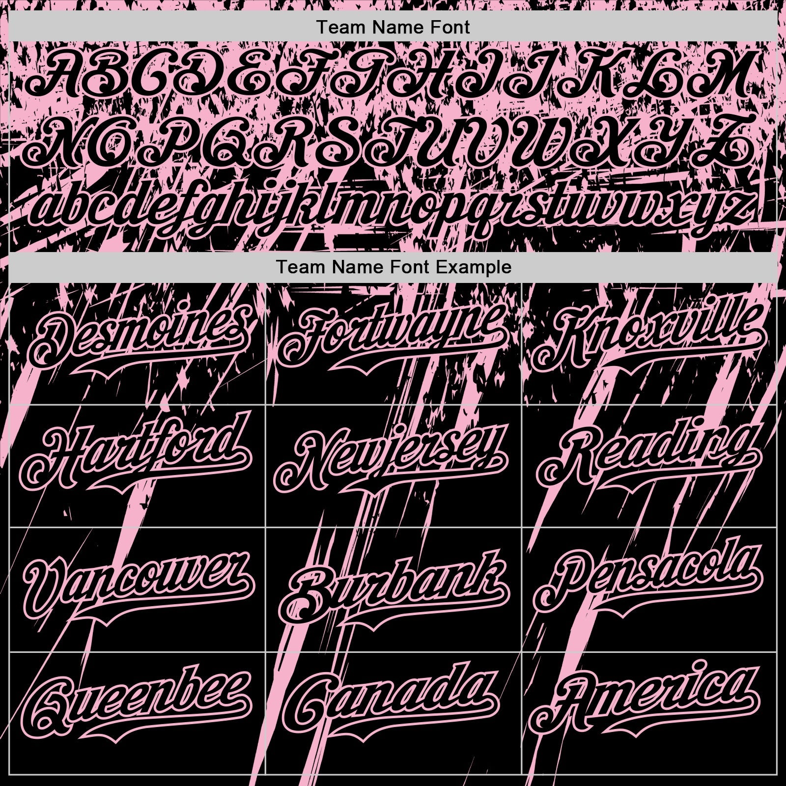 Custom Black Light Pink Distressed Scratch Brush Stroke Authentic Baseball Jersey