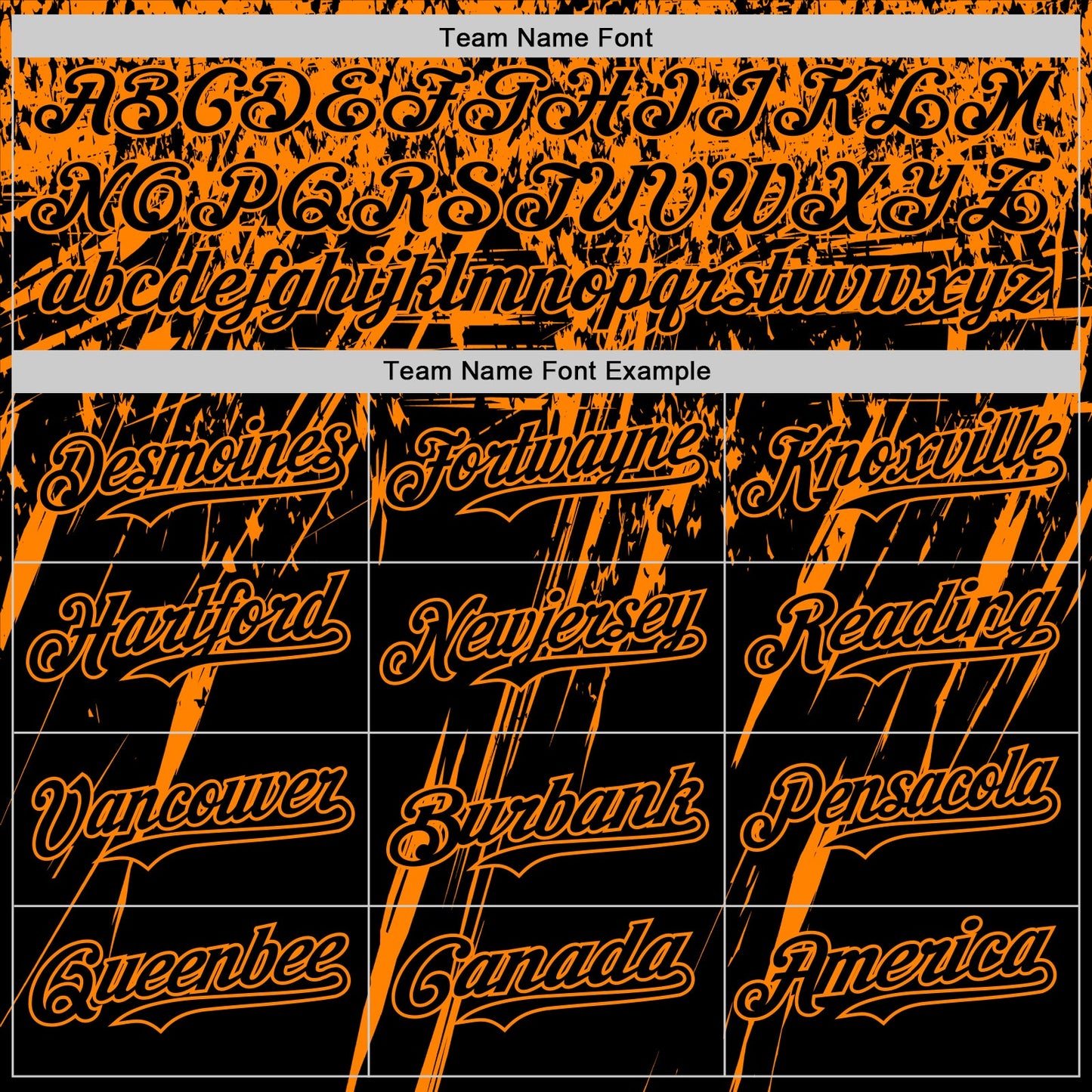Custom Black Bay Orange Distressed Scratch Brush Stroke Authentic Baseball Jersey