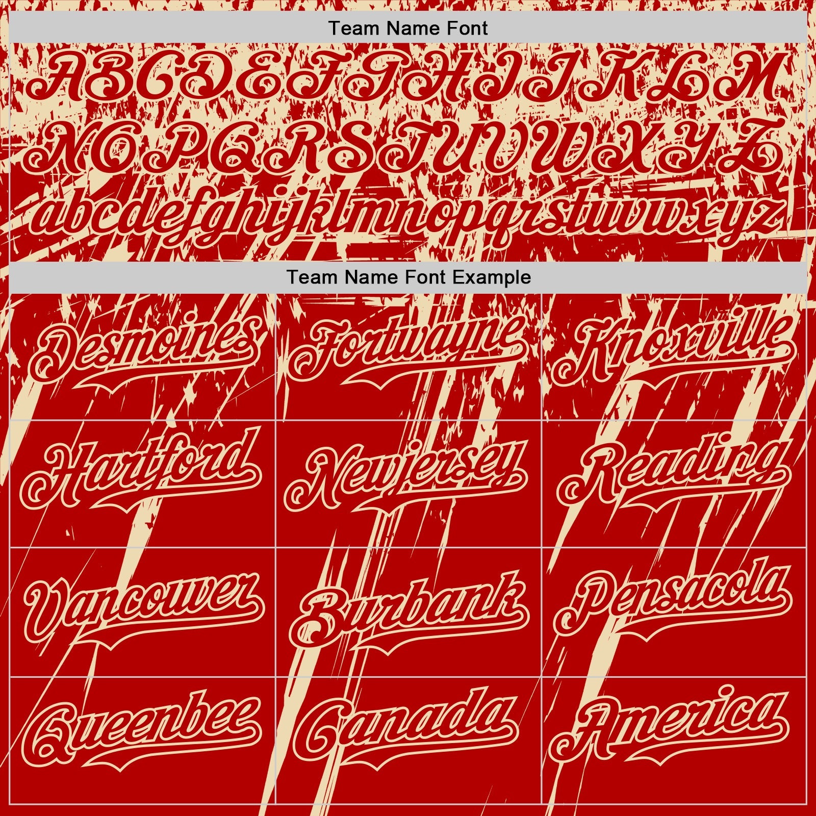 Custom Red Cream Distressed Scratch Brush Stroke Authentic Baseball Jersey