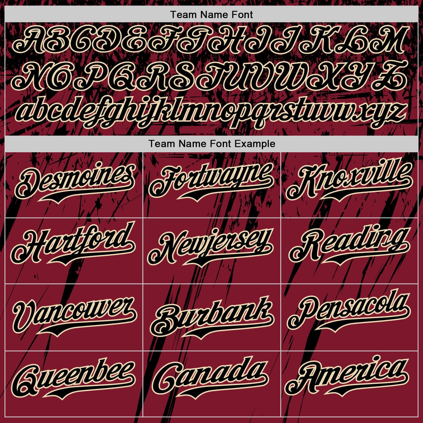 Custom Crimson Black-Cream Distressed Scratch Brush Stroke Authentic Baseball Jersey