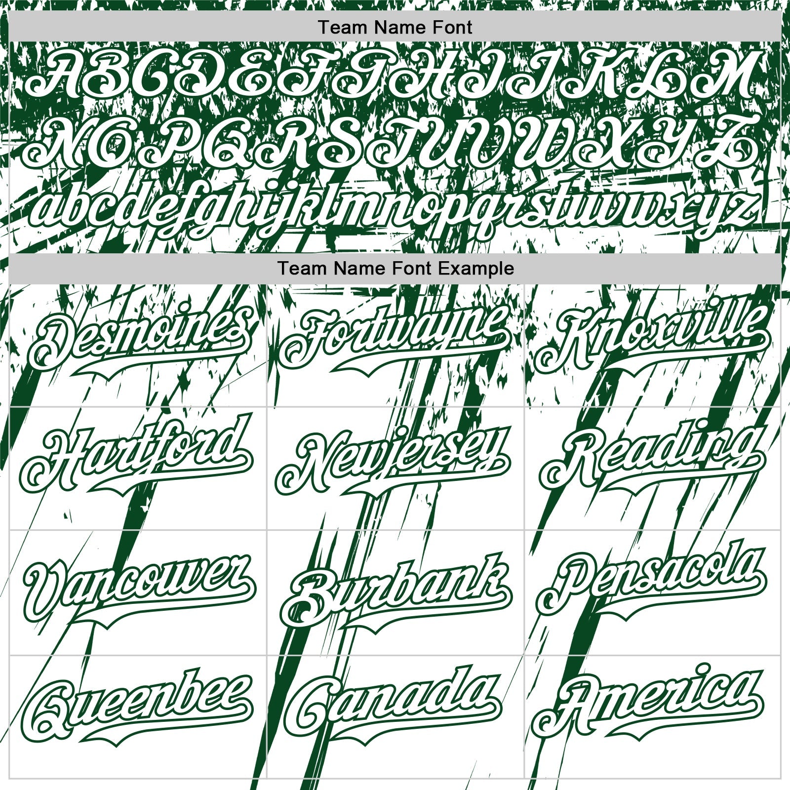 Custom White Green Distressed Scratch Brush Stroke Authentic Baseball Jersey