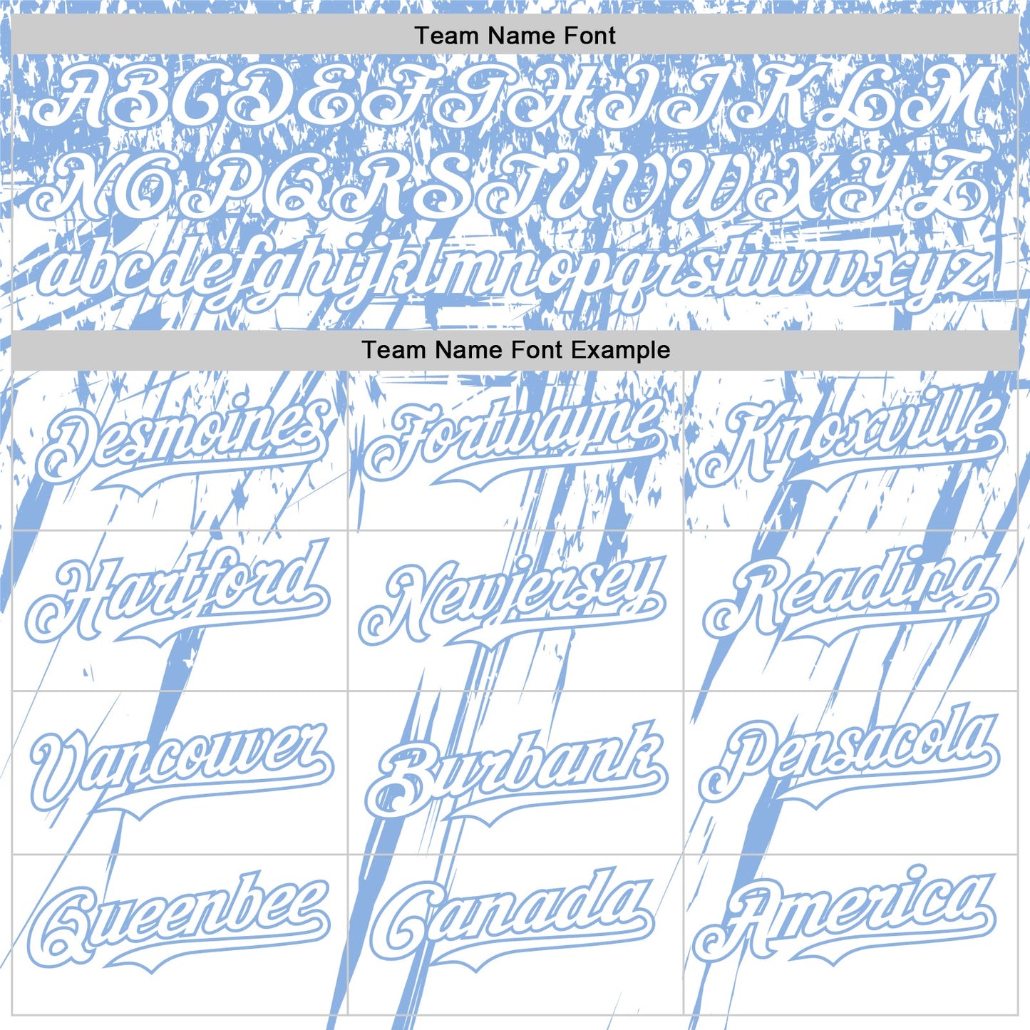 Custom White Light Blue Distressed Scratch Brush Stroke Authentic Baseball Jersey
