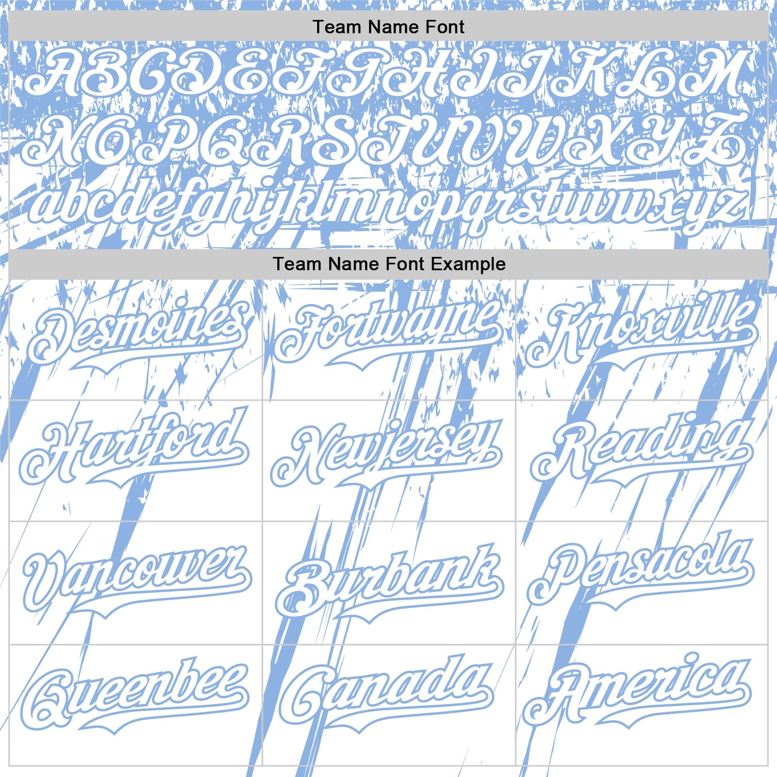 Custom White Light Blue Distressed Scratch Brush Stroke Authentic Baseball Jersey