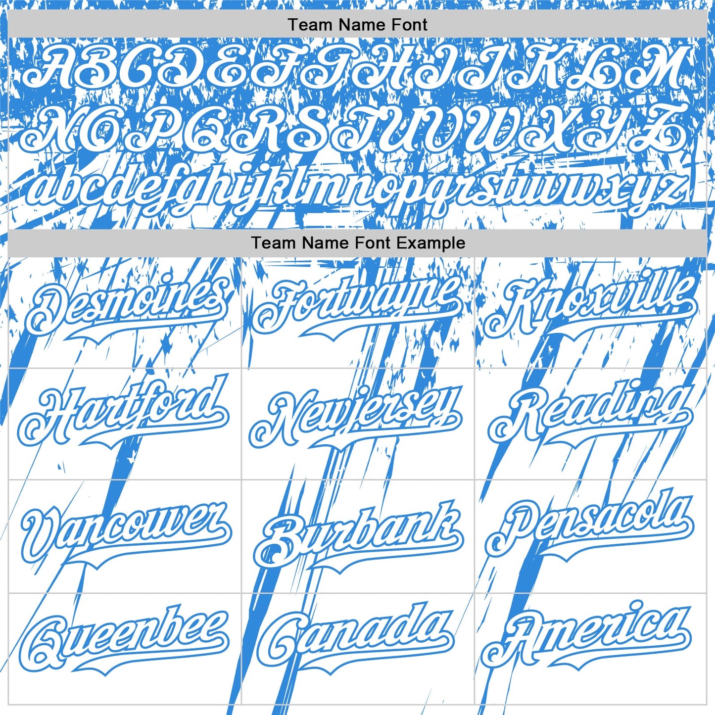 Custom White Electric Blue Distressed Scratch Brush Stroke Authentic Baseball Jersey