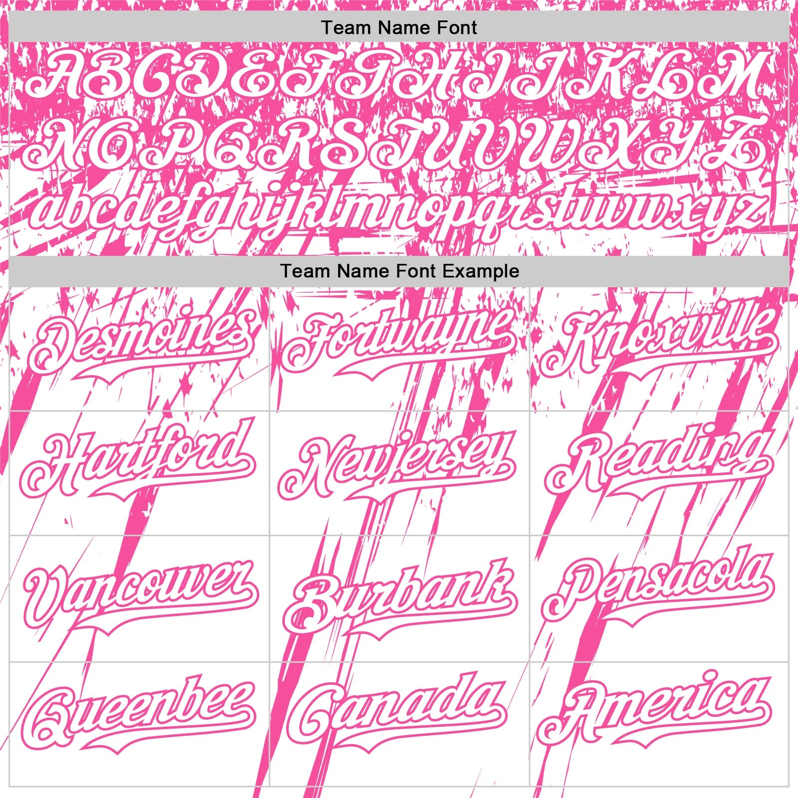 Custom White Pink Distressed Scratch Brush Stroke Authentic Baseball Jersey