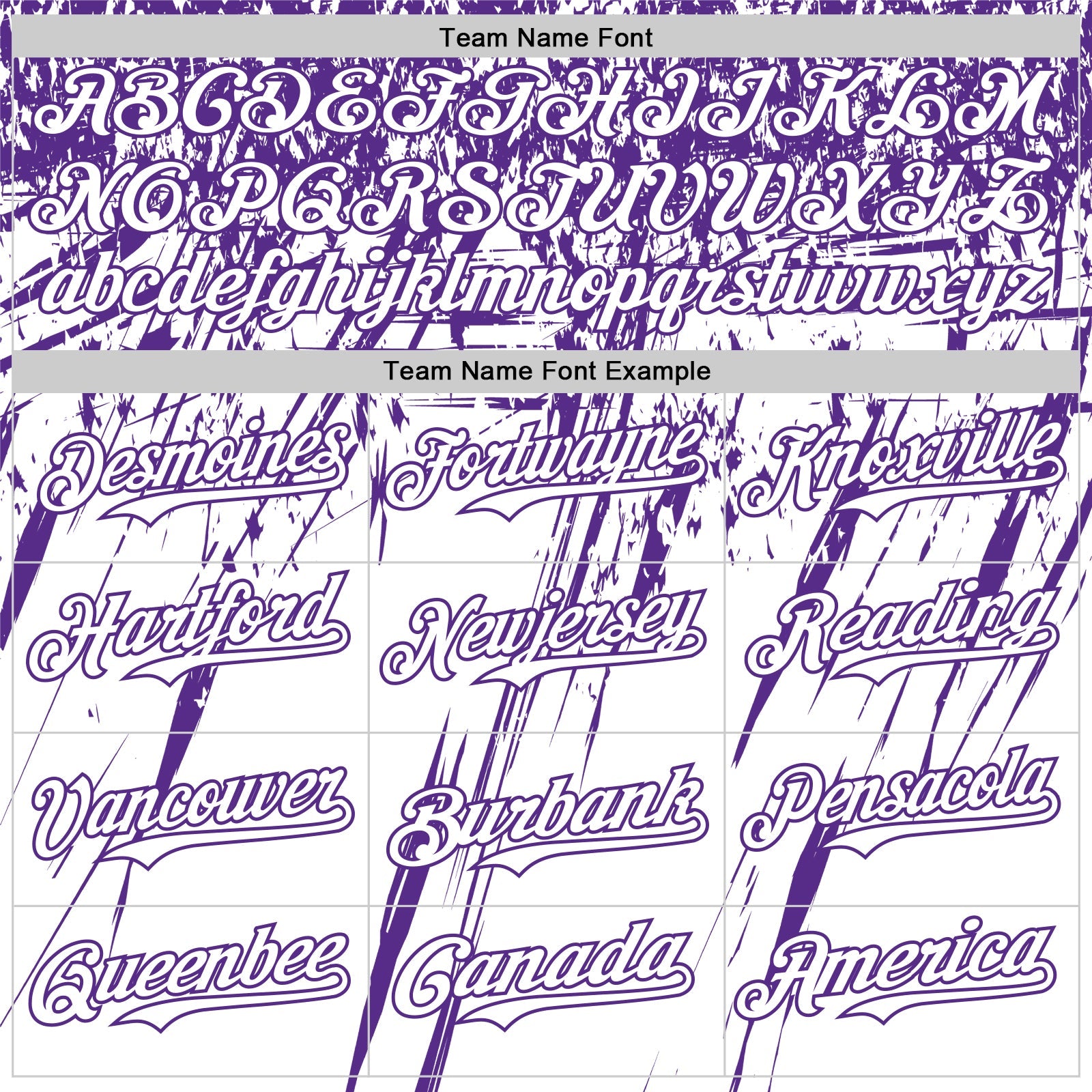 Custom White Purple Distressed Scratch Brush Stroke Authentic Baseball Jersey