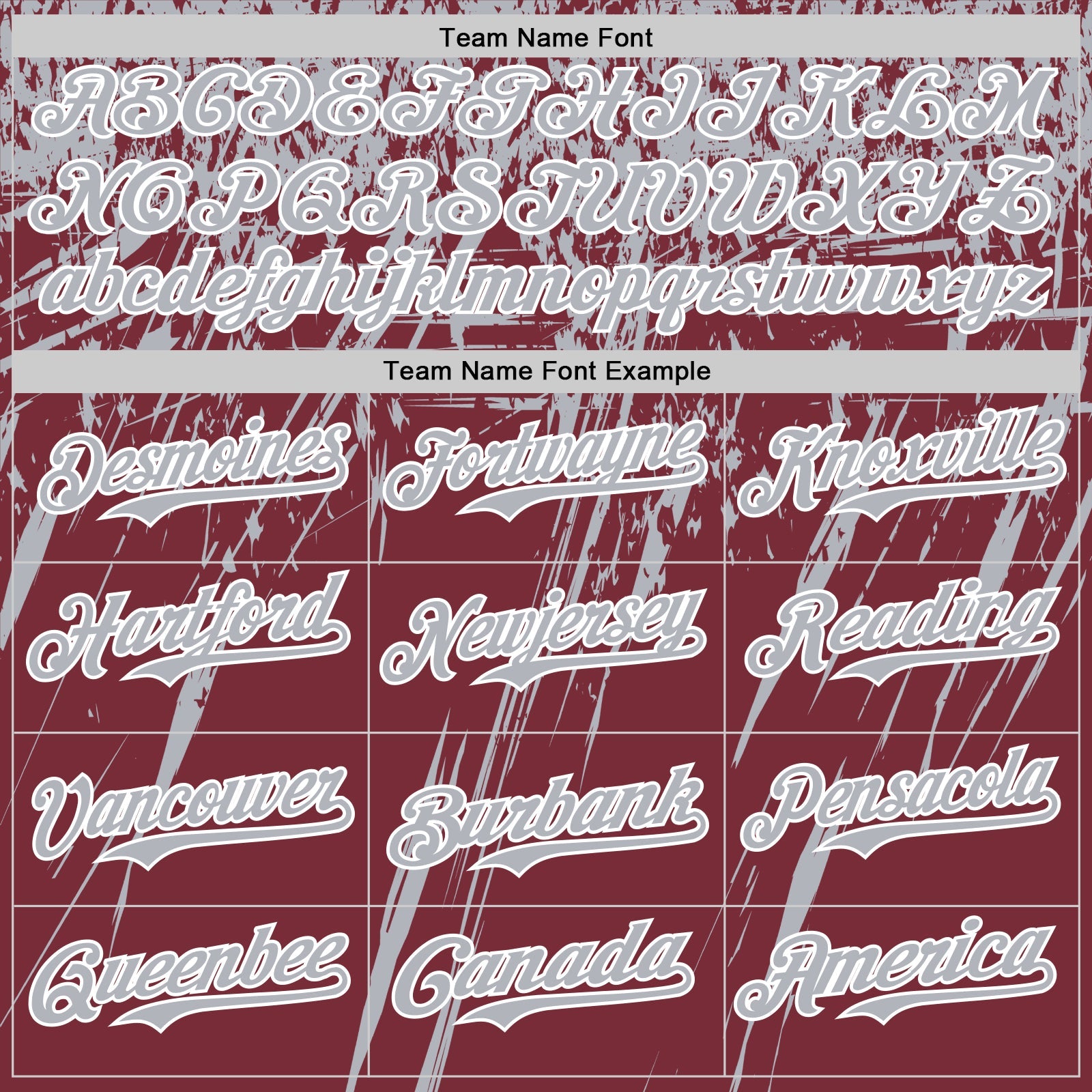 Custom Burgundy Gray-White Distressed Scratch Brush Stroke Authentic Baseball Jersey