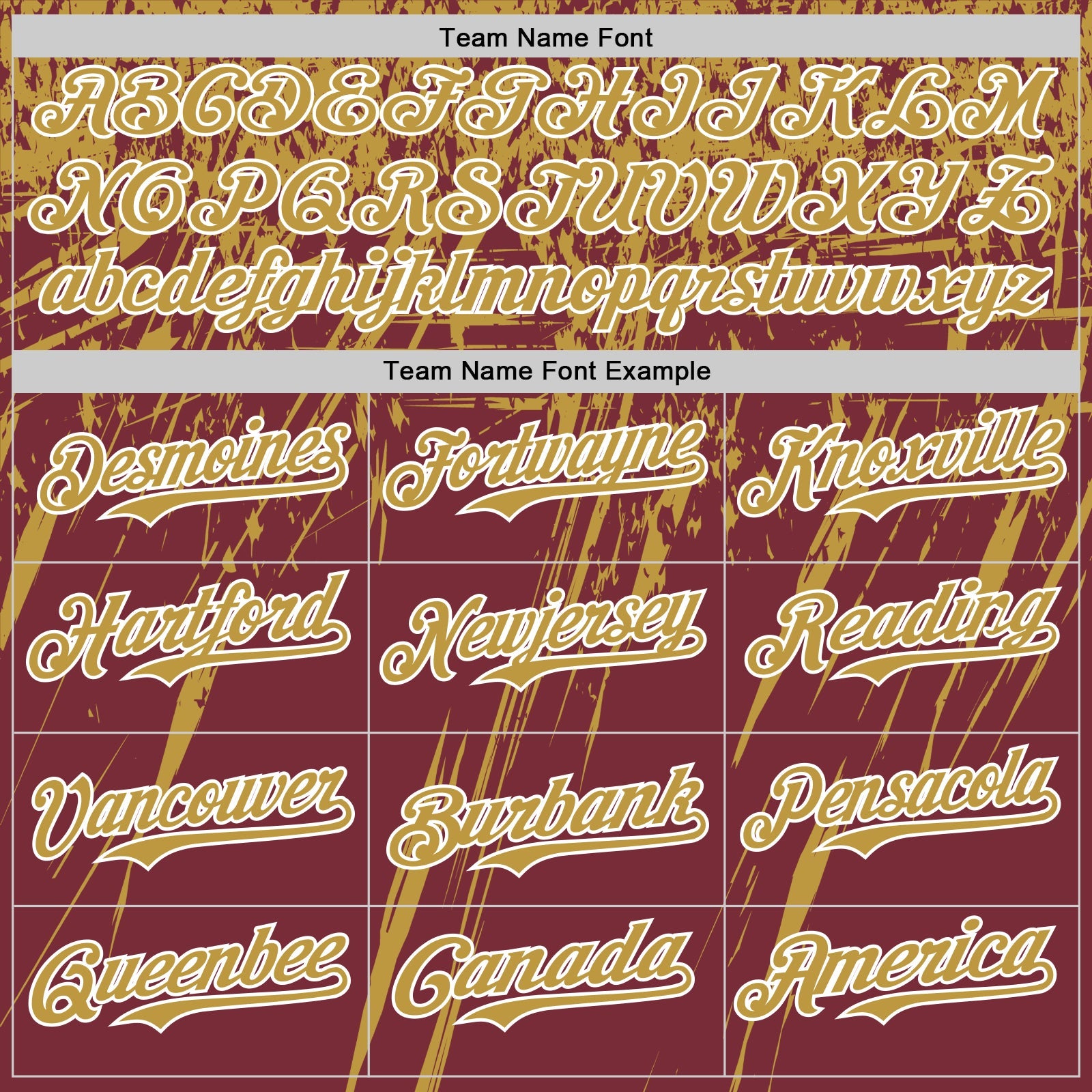Custom Burgundy Old Gold-White Distressed Scratch Brush Stroke Authentic Baseball Jersey