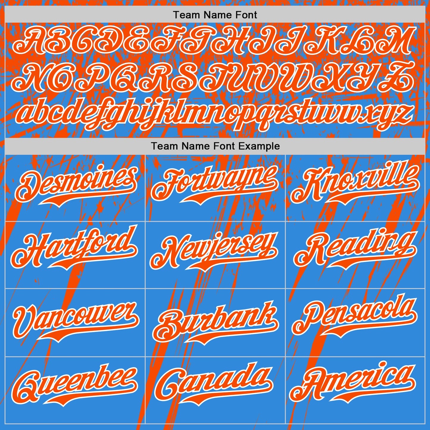 Custom Electric Blue Orange-White Distressed Scratch Brush Stroke Authentic Baseball Jersey