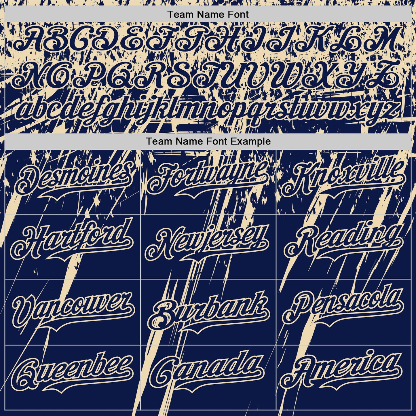 Custom Navy Cream Distressed Scratch Brush Stroke Authentic Baseball Jersey