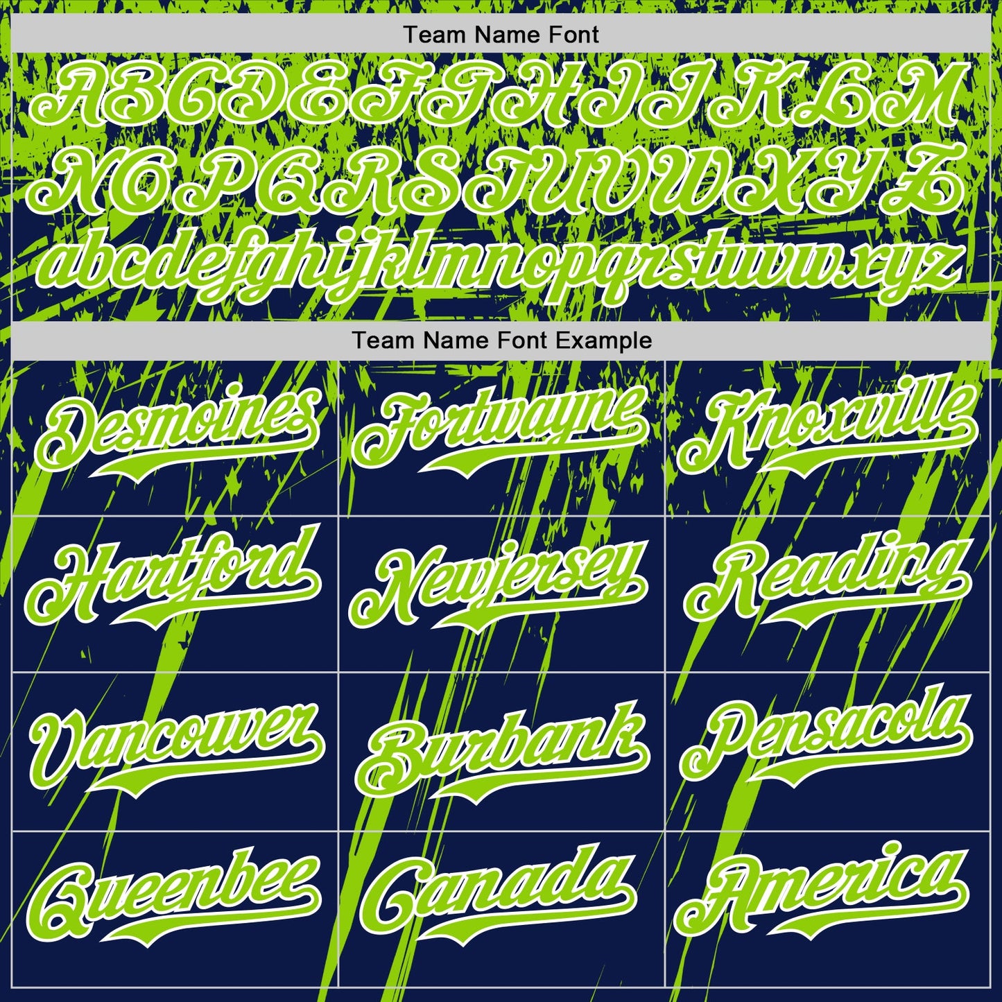 Custom Navy Neon Green-White Distressed Scratch Brush Stroke Authentic Baseball Jersey