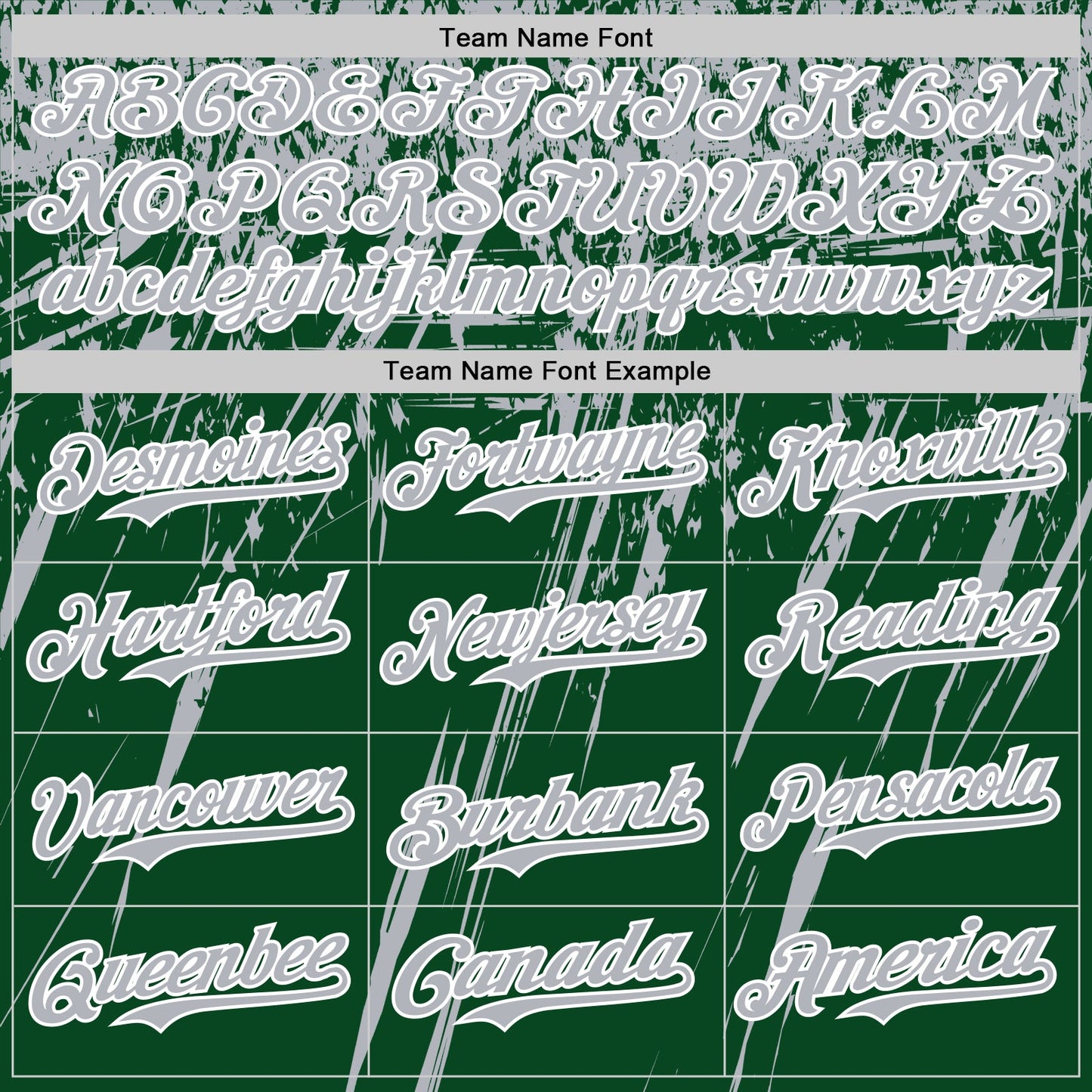 Custom Green Gray-White Distressed Scratch Brush Stroke Authentic Baseball Jersey
